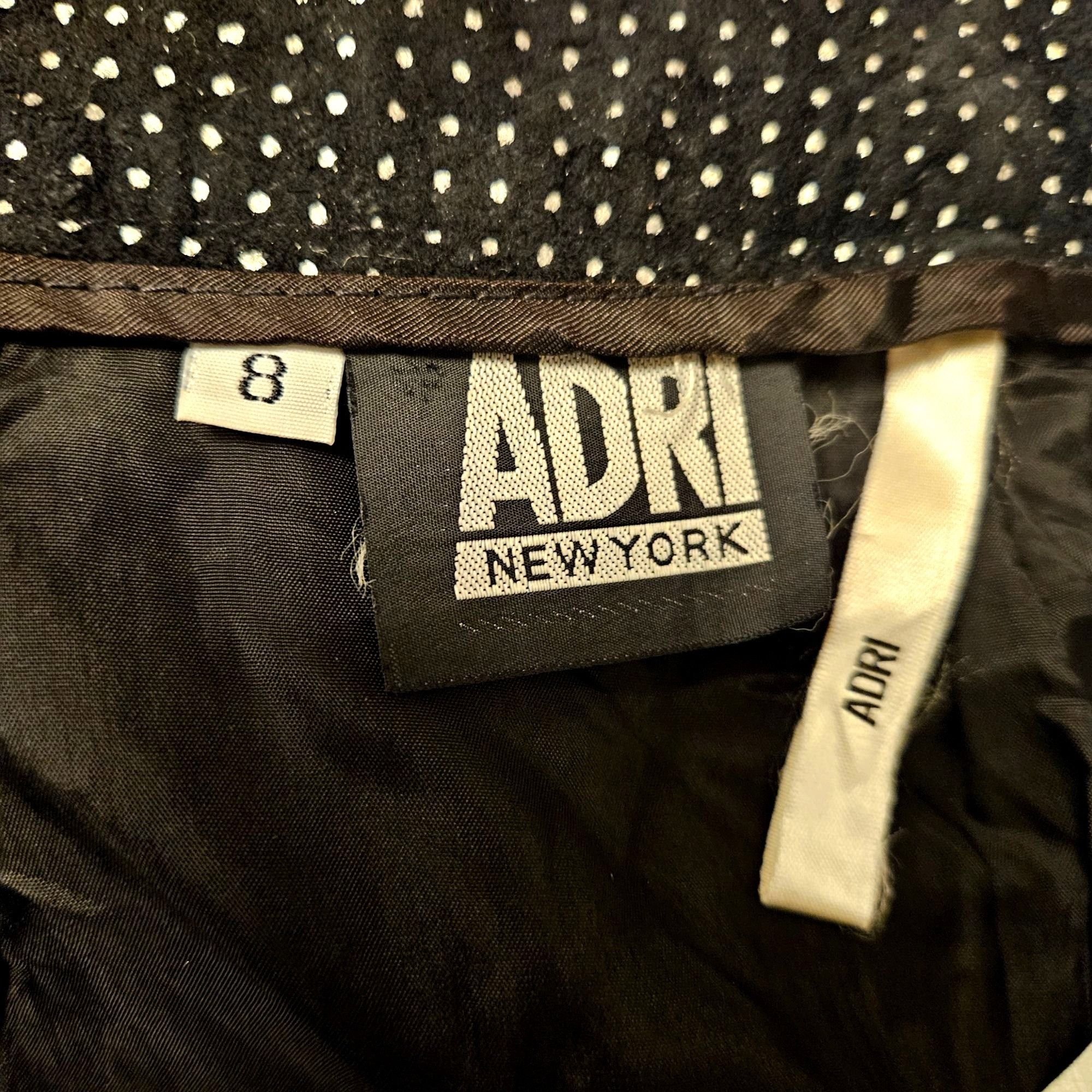 Other 80s Lillie Rubin Black Leather Pencil Skirt Small Suede Adri Size 26" / US 2 / IT 38 - 4 Thumbnail