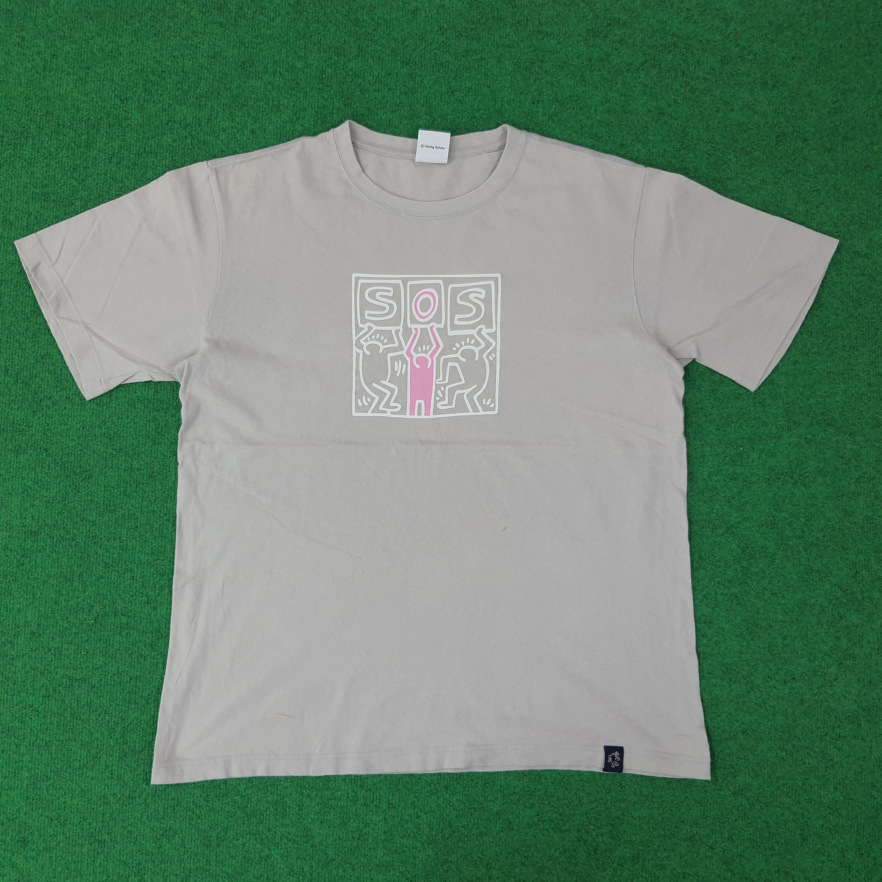 Keith Haring Vintage Keith Haring Streetwear Skateboards Tshirt C223N77 Size US L / EU 52-54 / 3 - 1 Thumbnail
