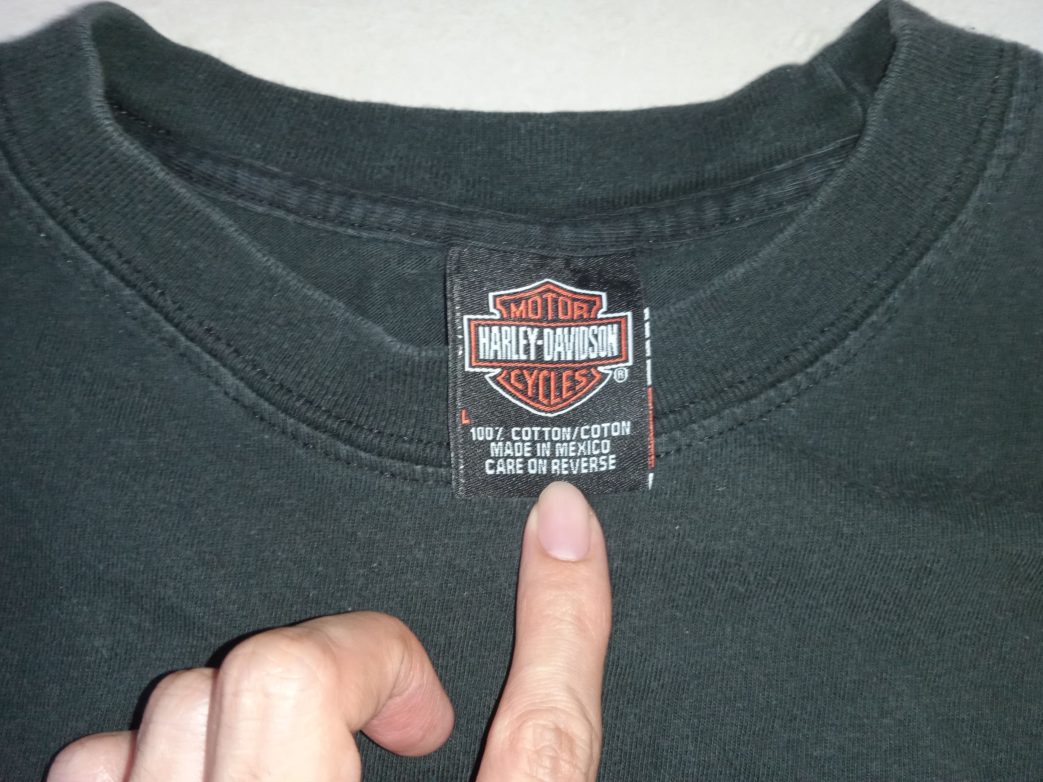 Harley Davidson Vintage 2000s Harley Davidson Flame 2003 T Shirt Size US M / EU 48-50 / 2 - 3 Thumbnail