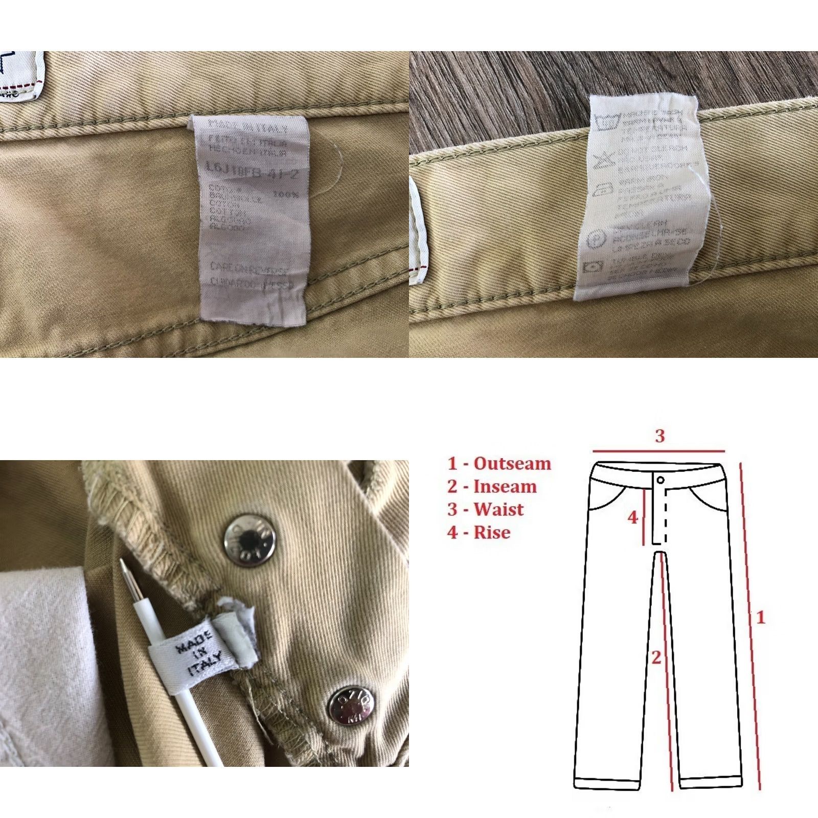 Vintage Armani Jeans Denim Pants Cotton Men Size 36 Yellow Jeans Pants Denim 5-Pocket Logo Patch Vintage No Casual Regular Mens Size US 36 / EU 52 - 10 Thumbnail