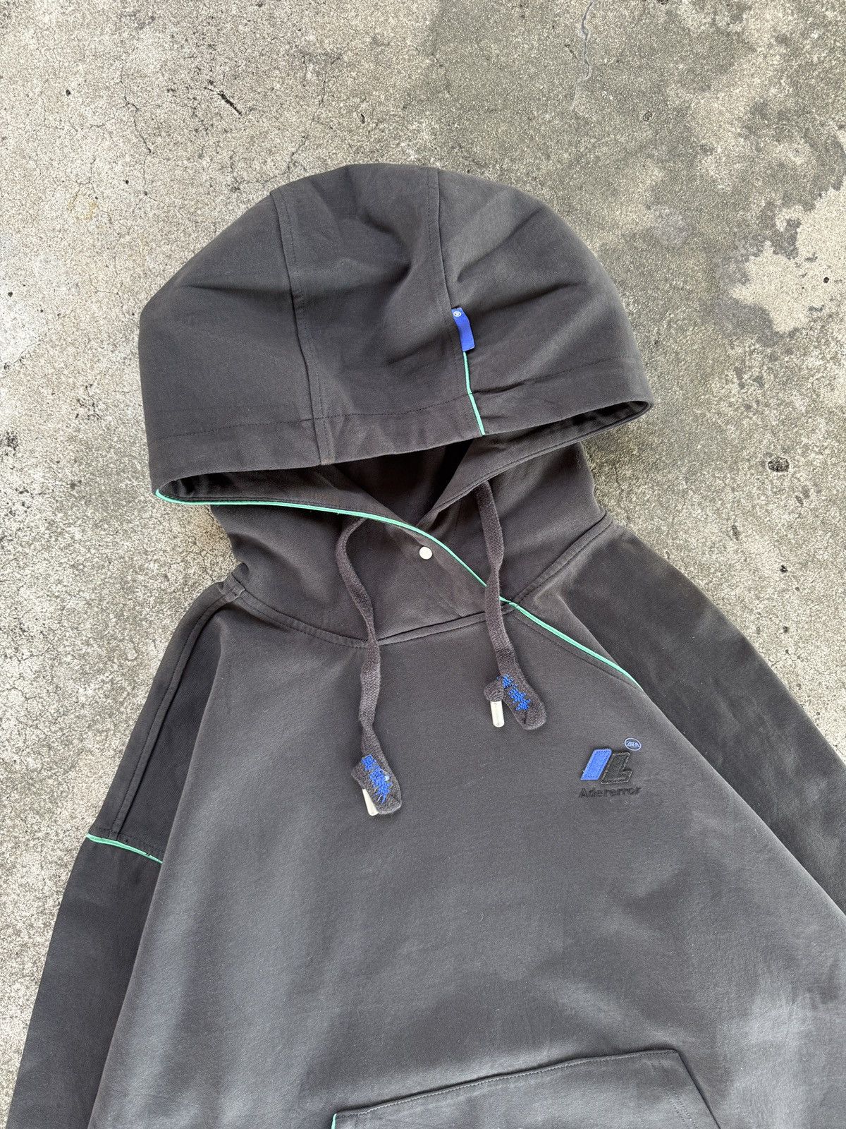Ader Error Ader Error x Zara Embroidered Hoodies Size US XXL / EU 58 / 5 - 3 Thumbnail