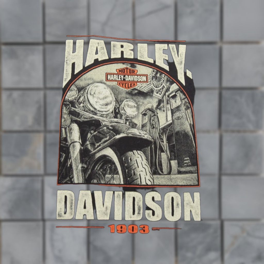 Harley Davidson Harley-Davidson Shirt Mens XL Black Motorcycle Graphic Tee Arizona Biker Shirt T-Shirt Crew Neck Short Sleeve Graphic Print Vintage No Size US XL / EU 56 / 4 - 1 Thumbnail
