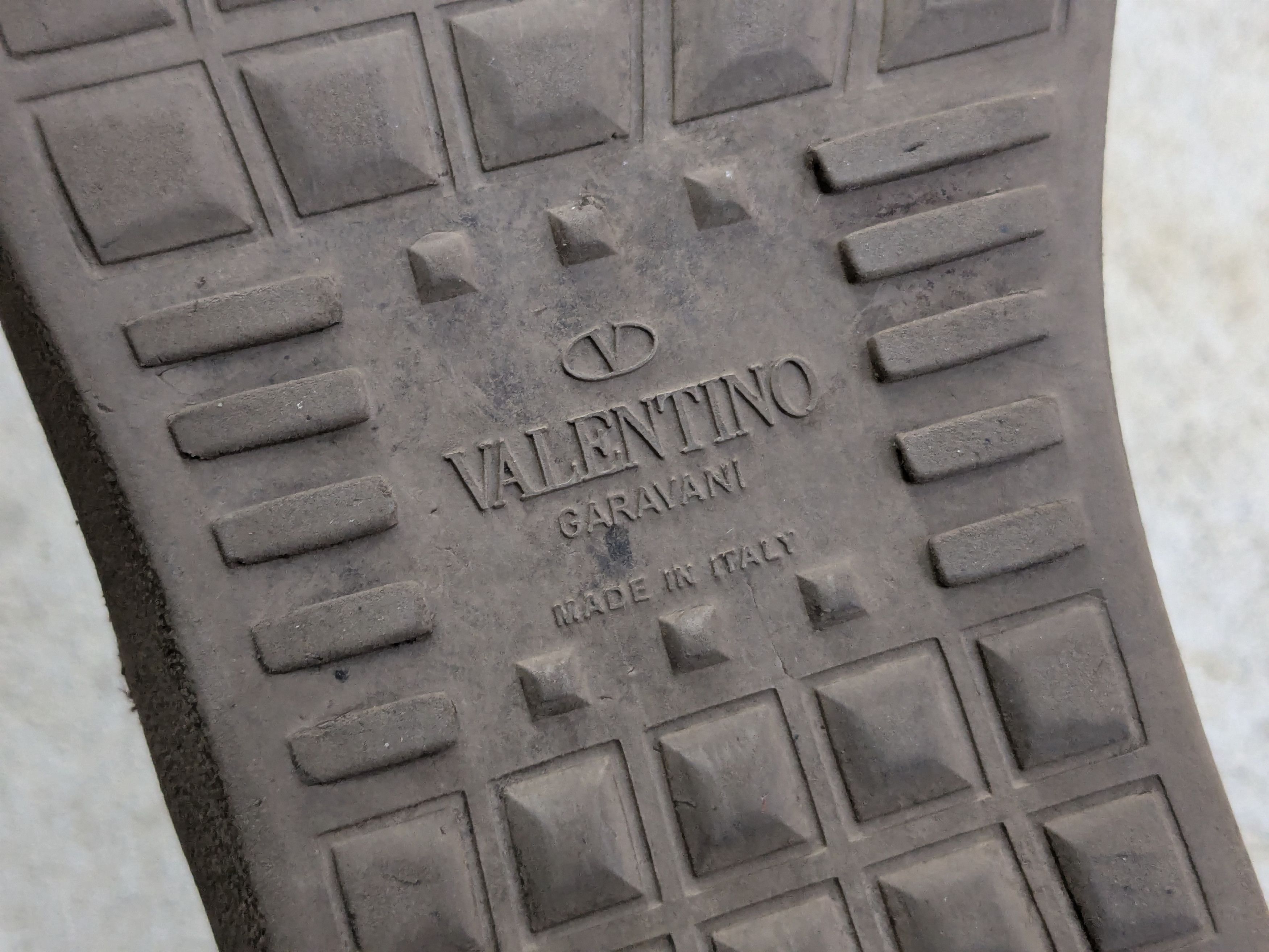 Valentino Valentino Slip On Sneakers Spikes Burgundy Red 8 41 Size US 8 / EU 41 - 13 Thumbnail