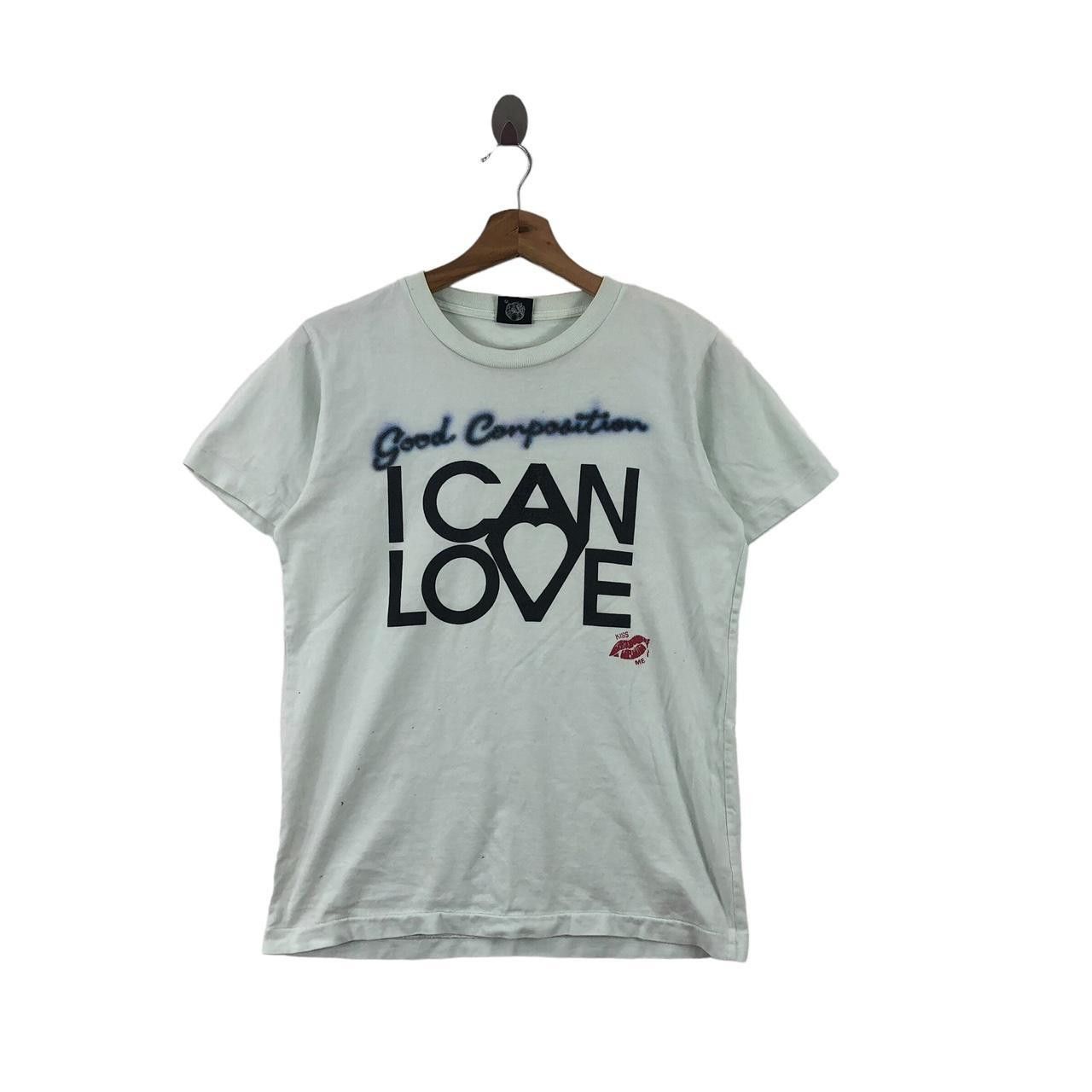 Japanese Brand RNA JAPAN I Can Love Good Composition Tee Shirt Top Punk Size M / US 6-8 / IT 42-44 - 1 Thumbnail