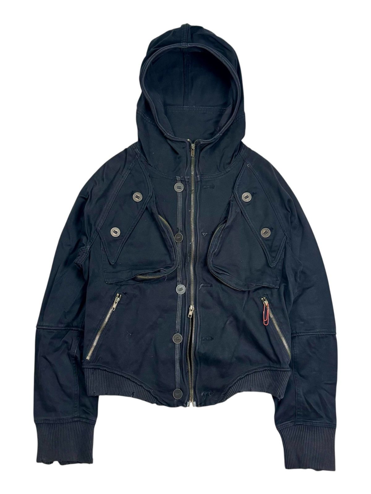 Le Grande Bleu (L.G.B.) 2000s Marquistone - Apocalypse Style Cargo Jacket Size US M / EU 48-50 / 2 - 2 Thumbnail