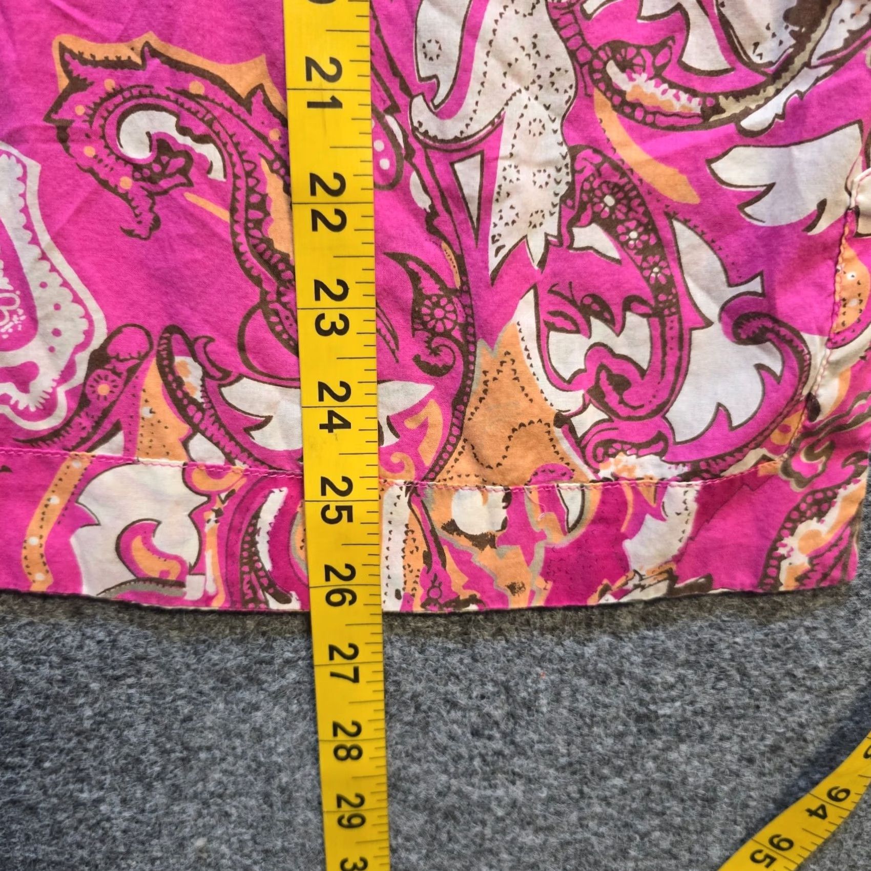 Charter Club Charter Club Top Women Petite PS Pink Paisley Embroidered Tunic Preppy Casual Shirt Blouse Size S / US 4 / IT 40 - 7 Thumbnail