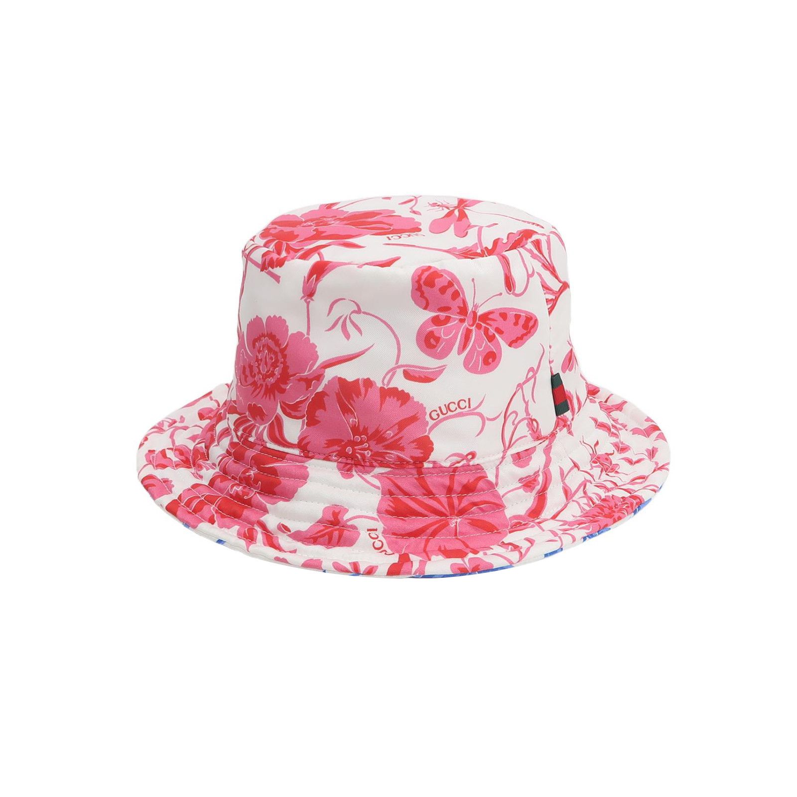 Gucci Gucci Floral Silk Reversible Bucket Hat Size L Size ONE SIZE - 1 Thumbnail