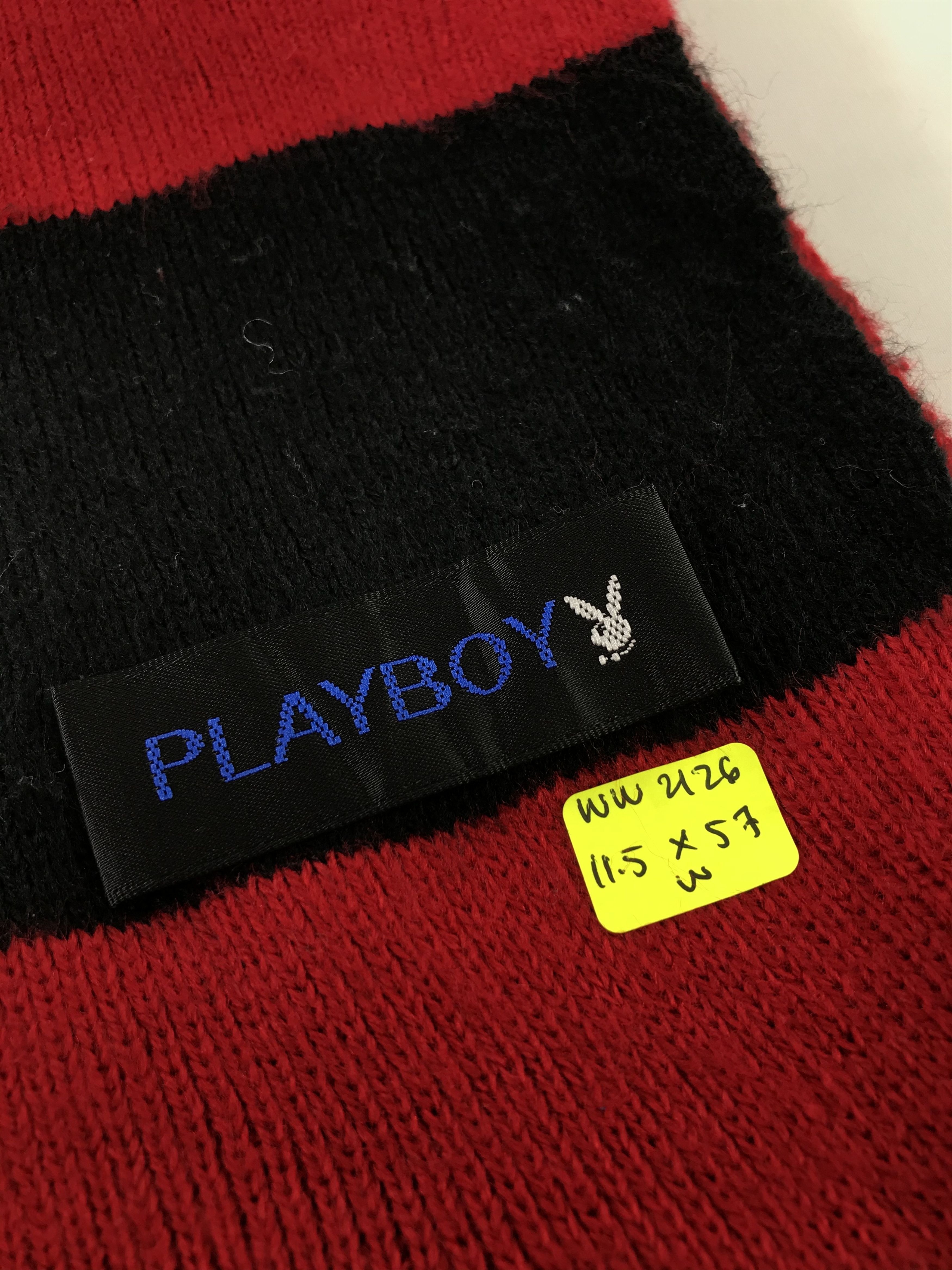 Playboy × Vintage Playboy Scarf / Muffler / Neckwear - WW2126 Size ONE SIZE - 5 Thumbnail