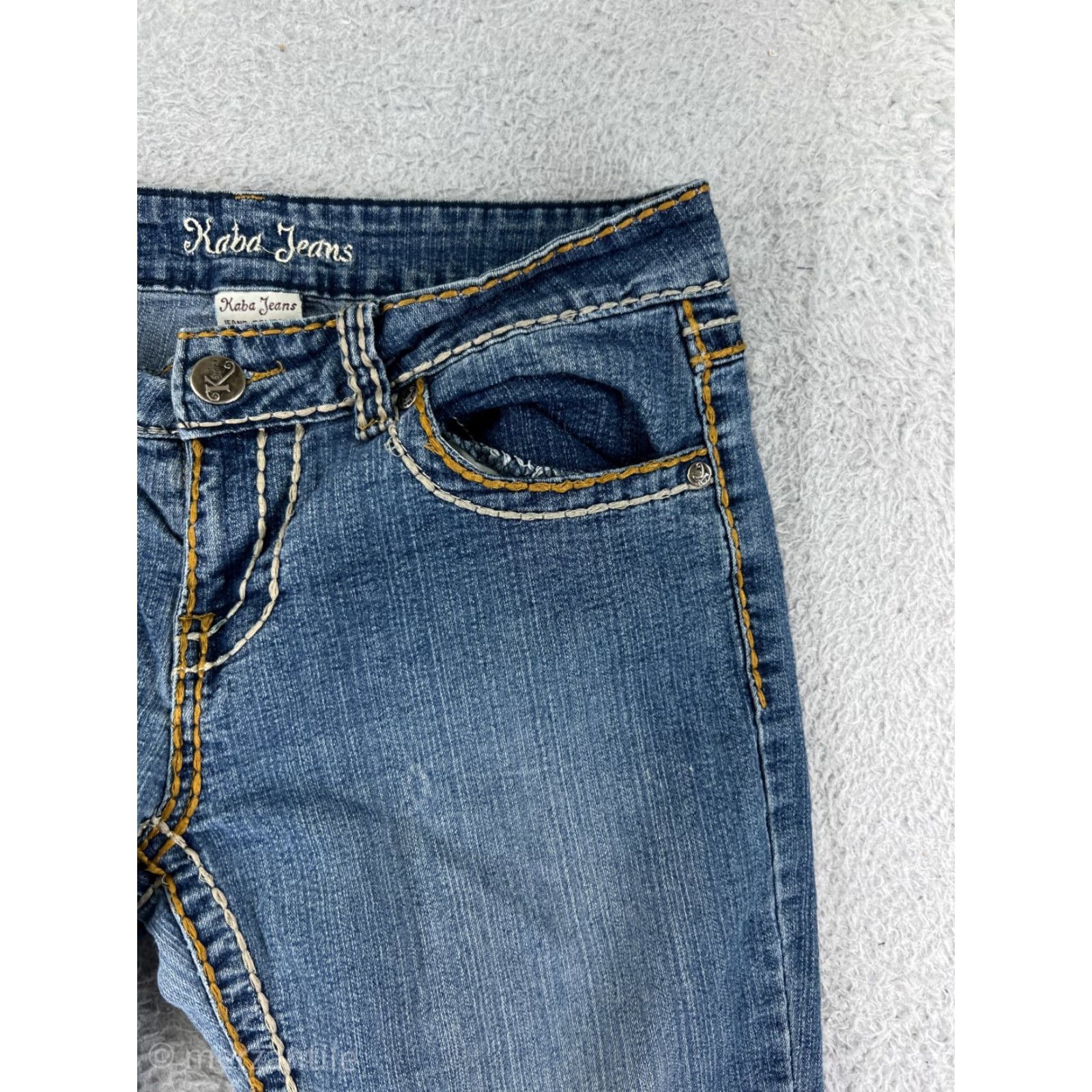 Vintage Maurices Kaba Jeans Denim Blue 9 Womens Low Rise 5-Pocket Cotton Blend Stretch Vintage: No Size 30" / US 8 / IT 44 - 7 Thumbnail