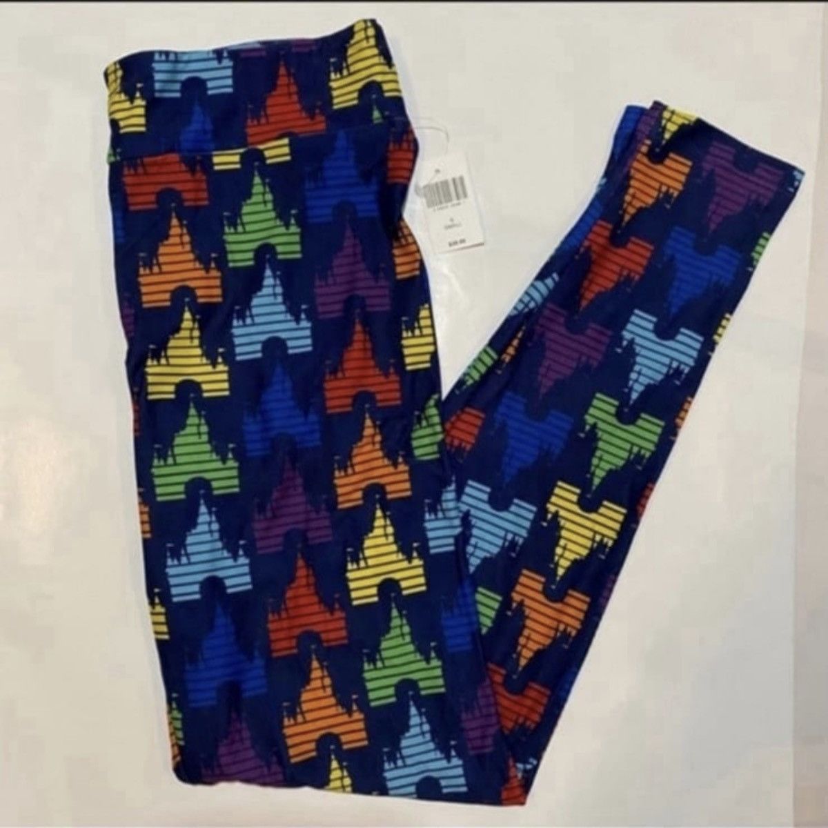 Disney Disney parks rainbow castle leggings S NEW Size 27" / US 4 / IT 40 - 1 Preview