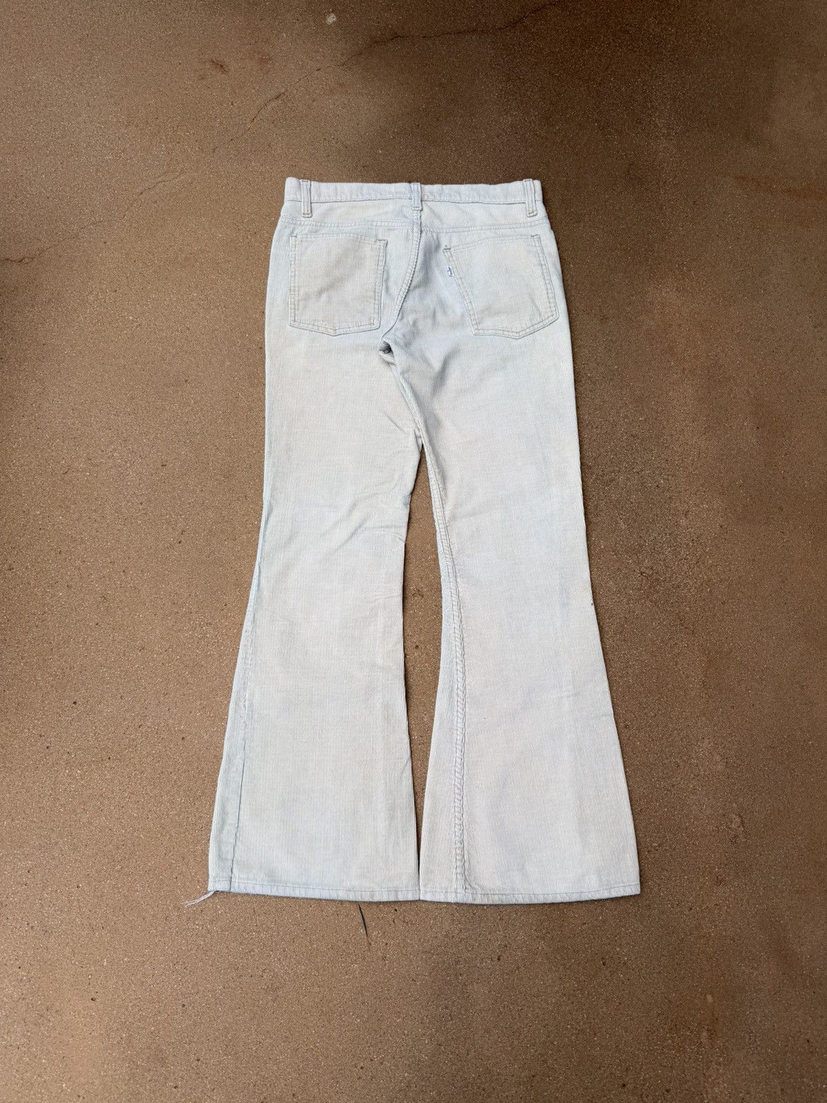 Levi's Vtg 70’s Levi’s 784 Bellbottom Flare Corduroy Pants 30x30 Size US 30 / EU 46 - 2 Thumbnail
