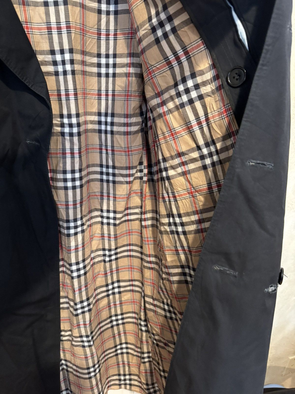 Vintage Vintage faux Burberry trench coat Size US L / EU 52-54 / 3 - 2 Thumbnail