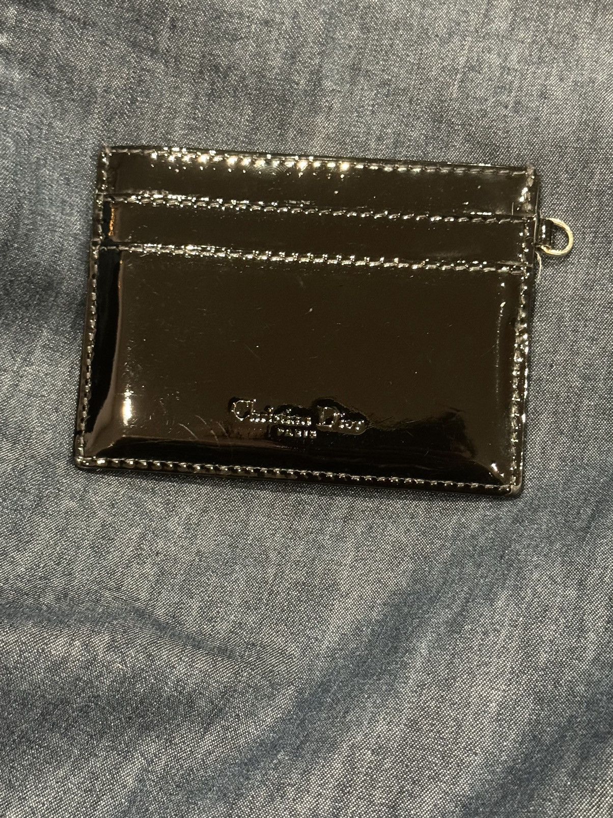 Dior Christian Dior Miss Dior Leather Quilted Card Holder Wallet Size ONE SIZE - 7 Thumbnail