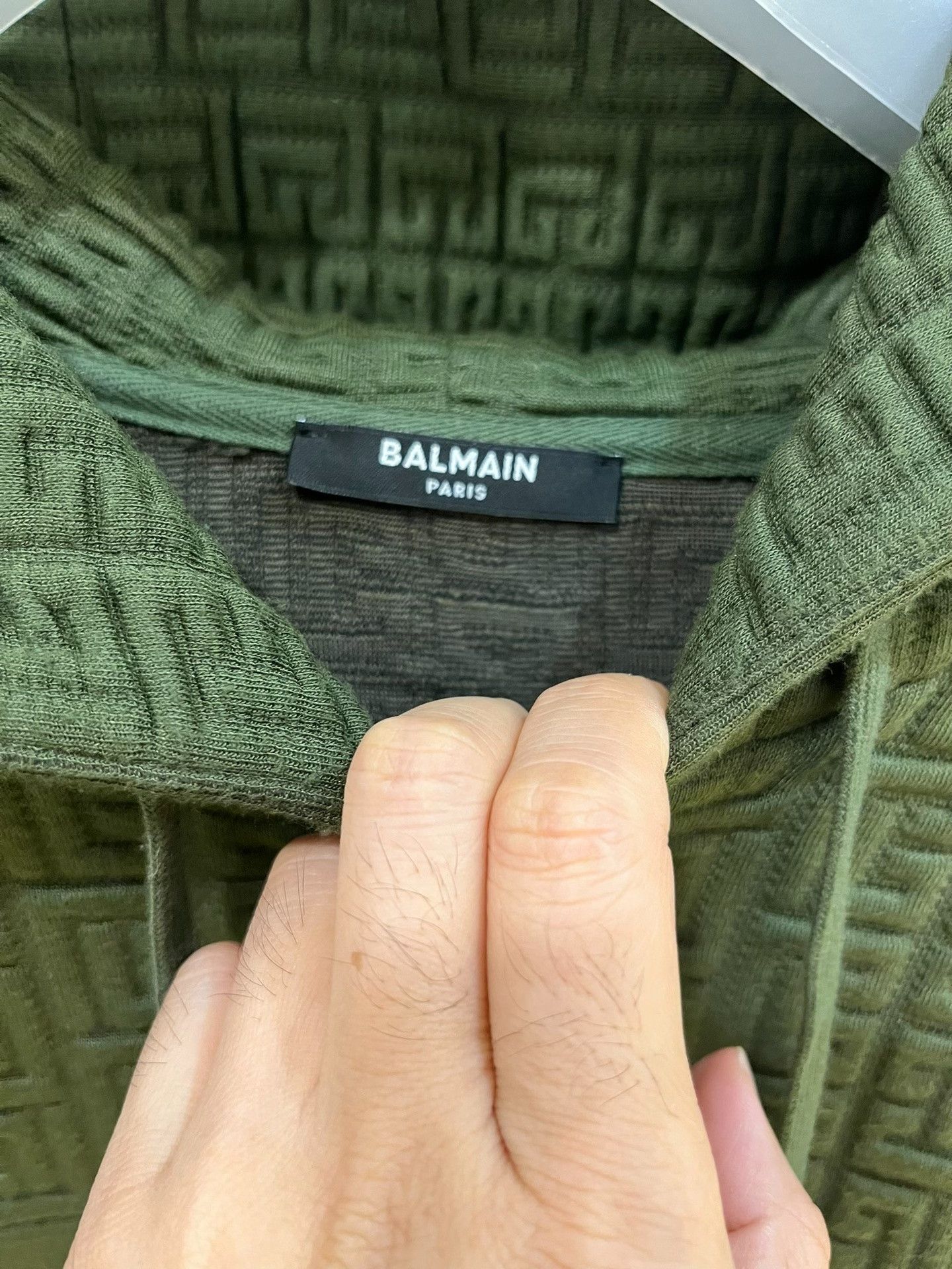 Balmain Balmain Classic 3D Palace Olive Hoodie Size US S / EU 44-46 / 1 - 6 Thumbnail