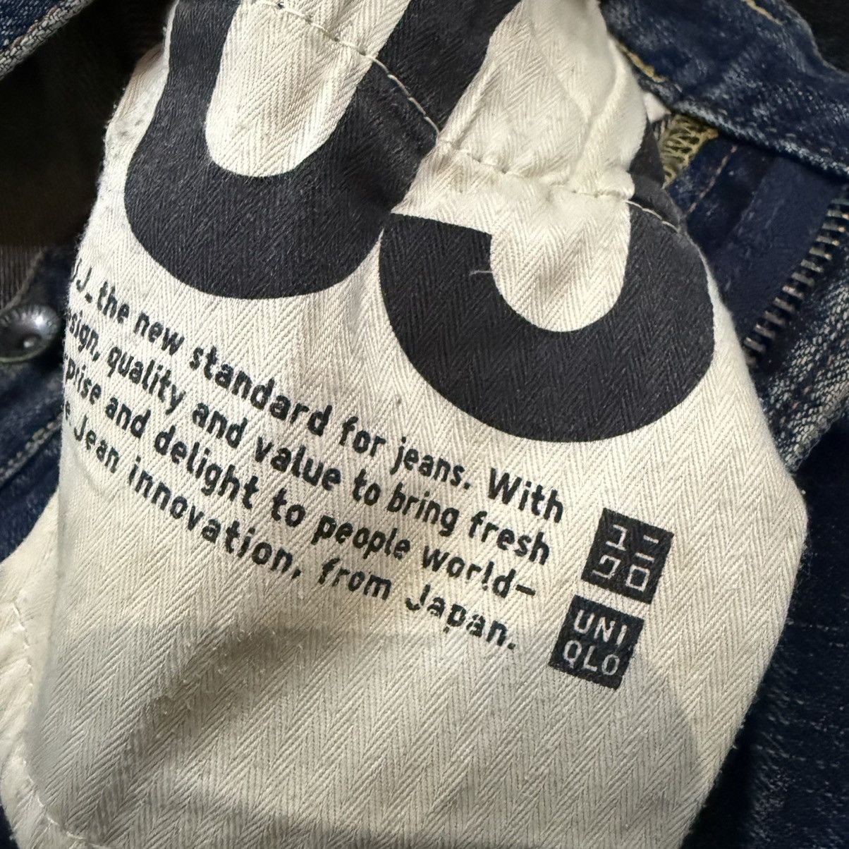 Undercover × Uniqlo 🇯🇵🔥 Vintage 90s Japanese Selvedge UJ Denim Uniqlo Size US 29 - 11 Thumbnail