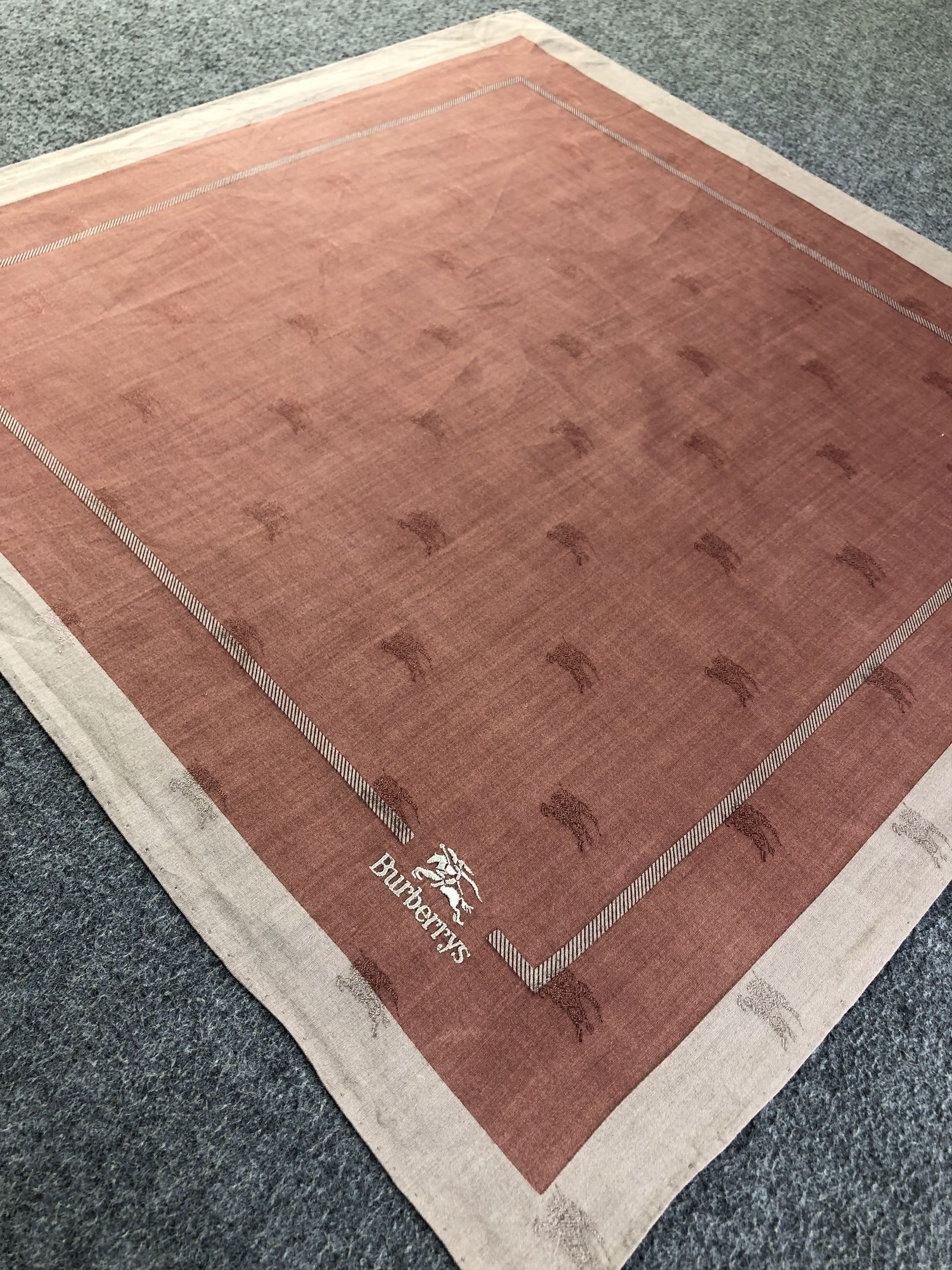 Burberry Burberrys Handkerchief / Bandana / Neckerchief C413 Size ONE SIZE - 4 Thumbnail