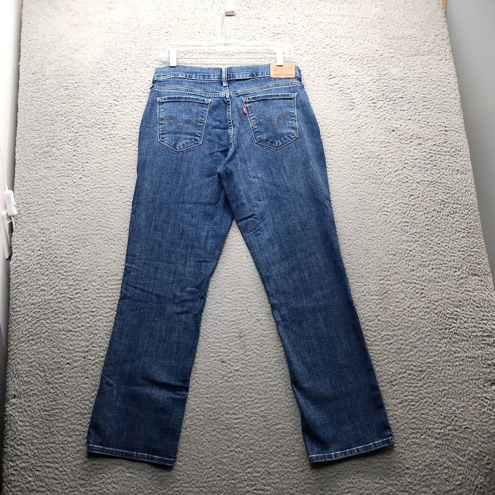 Levi's Levi's 505 Jeans Mens 30 Blue Denim Straight Leg Medium Wash Streetwear Regular Width Blue Mens Size 30 Size US 30 / EU 46 - 2 Thumbnail