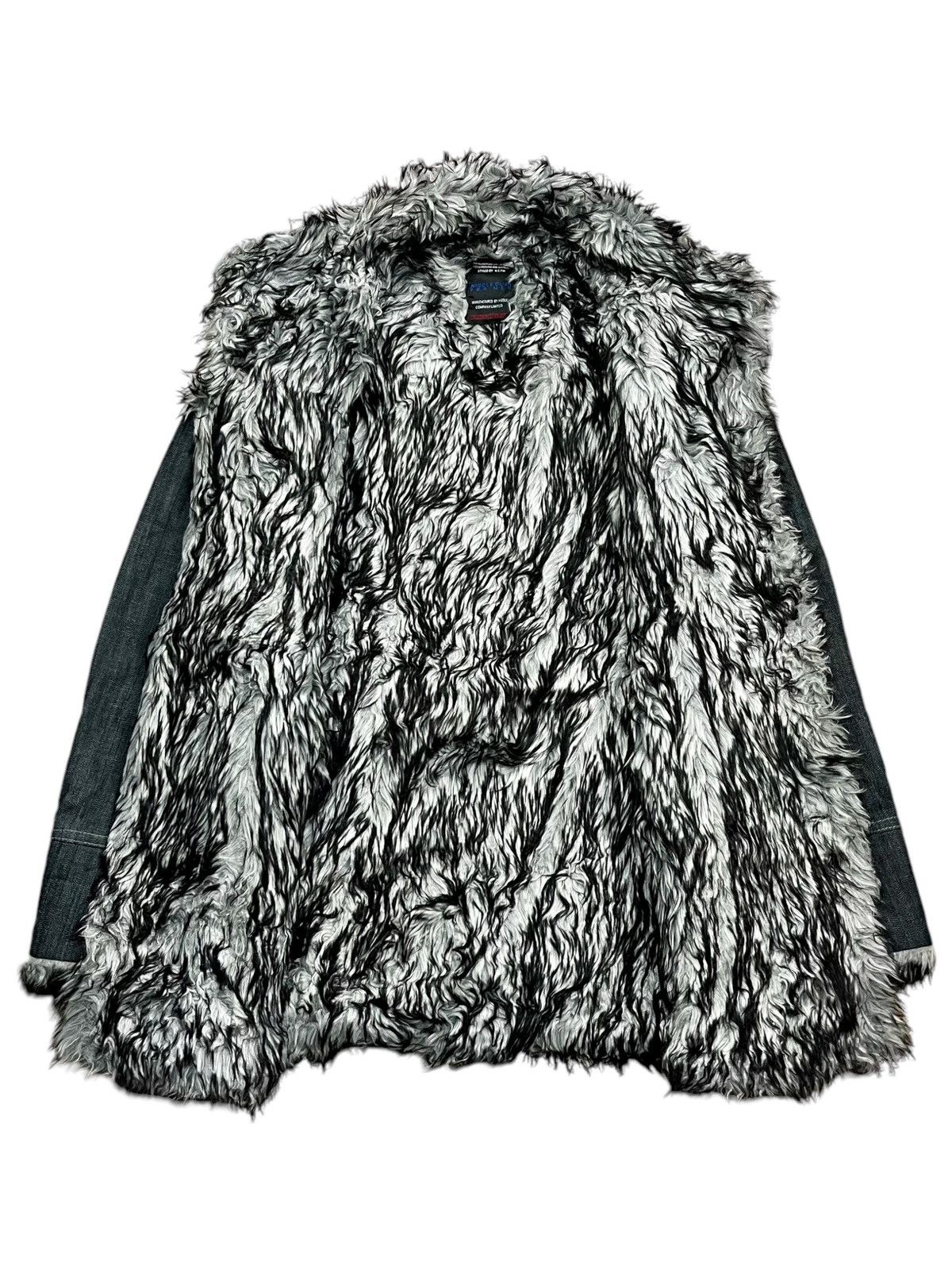 If Six Was Nine 2000s Nicole Club - Raccoon Fur Liner Jacket Size US L / EU 52-54 / 3 - 1 Thumbnail