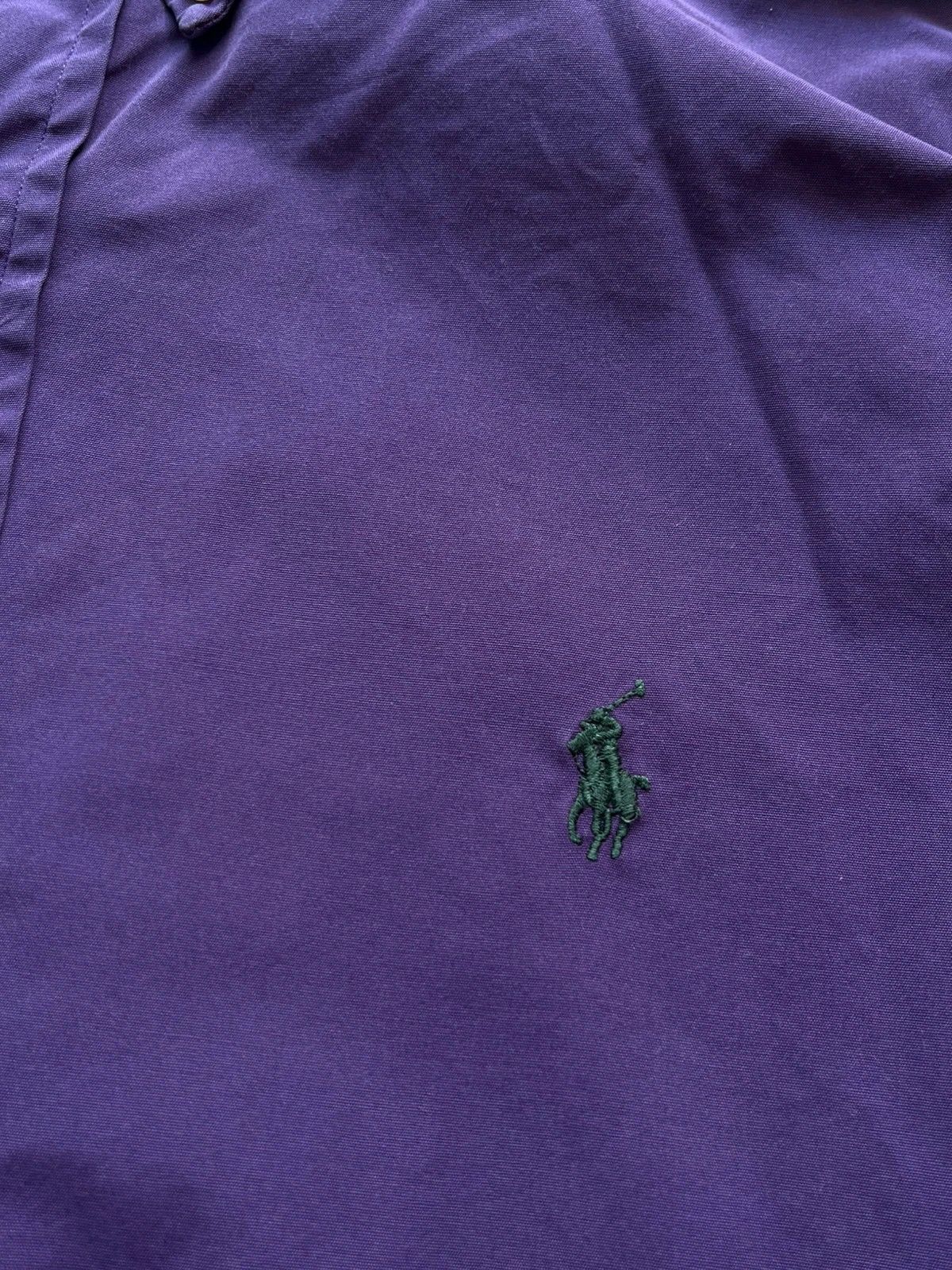 Polo Ralph Lauren Polo Ralph Lauren Sz L Purple Shirt Rare Small Pony Size US L / EU 52-54 / 3 - 3 Thumbnail