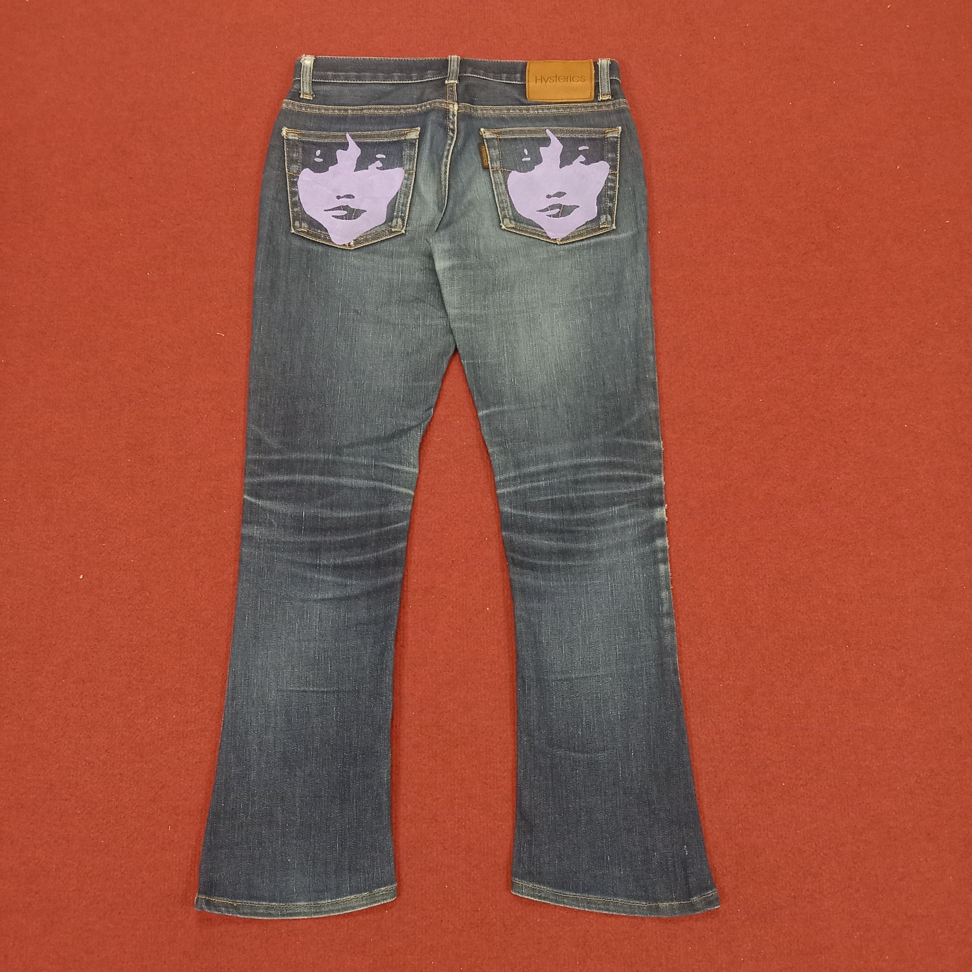 Hysteric Glamour Hysteric Glamour Japanese Streetwear Style Custom Art Jeans Size 29" - 1 Thumbnail