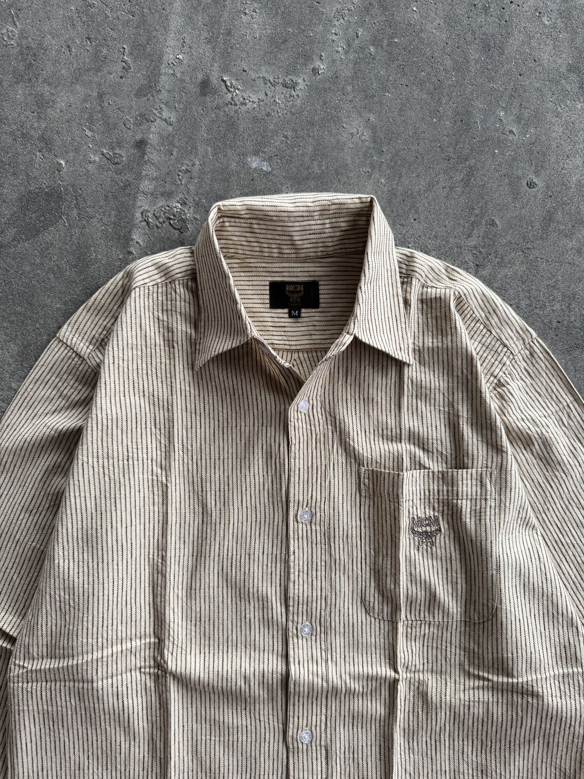 Other Rare Vintage MCM Legere Button Shirt Size US M / EU 48-50 / 2 - 7 Thumbnail