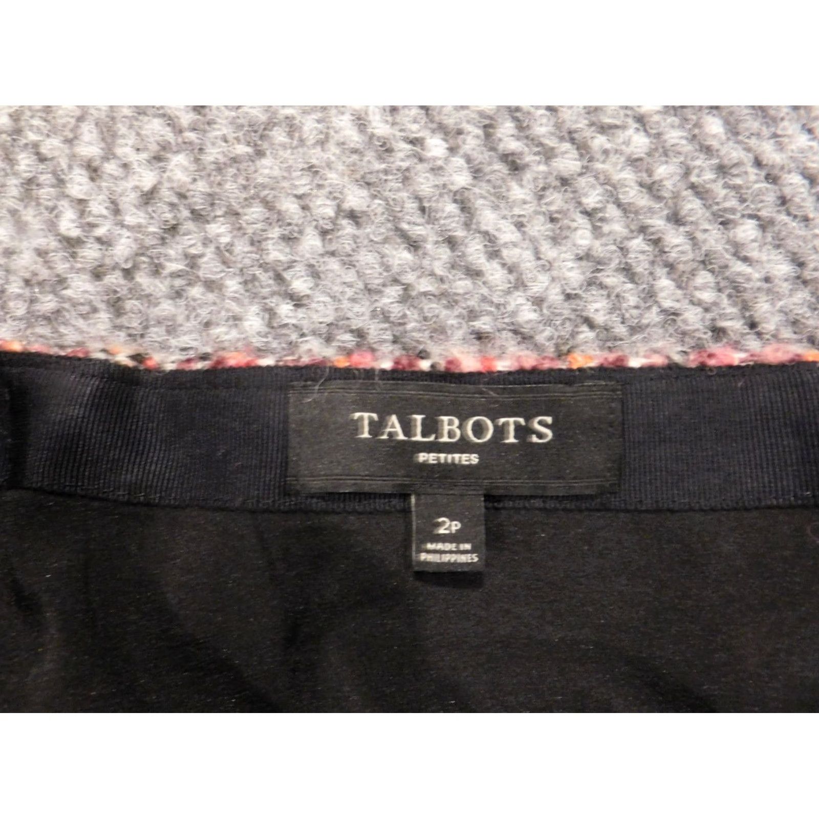Talbots Talbots Skirt A-Line Red Plaid 2P Petites Zip Knee Length Womens Lined Vintage No (adjusted for clarity) Size 26" / US 2 / IT 38 - 4 Thumbnail