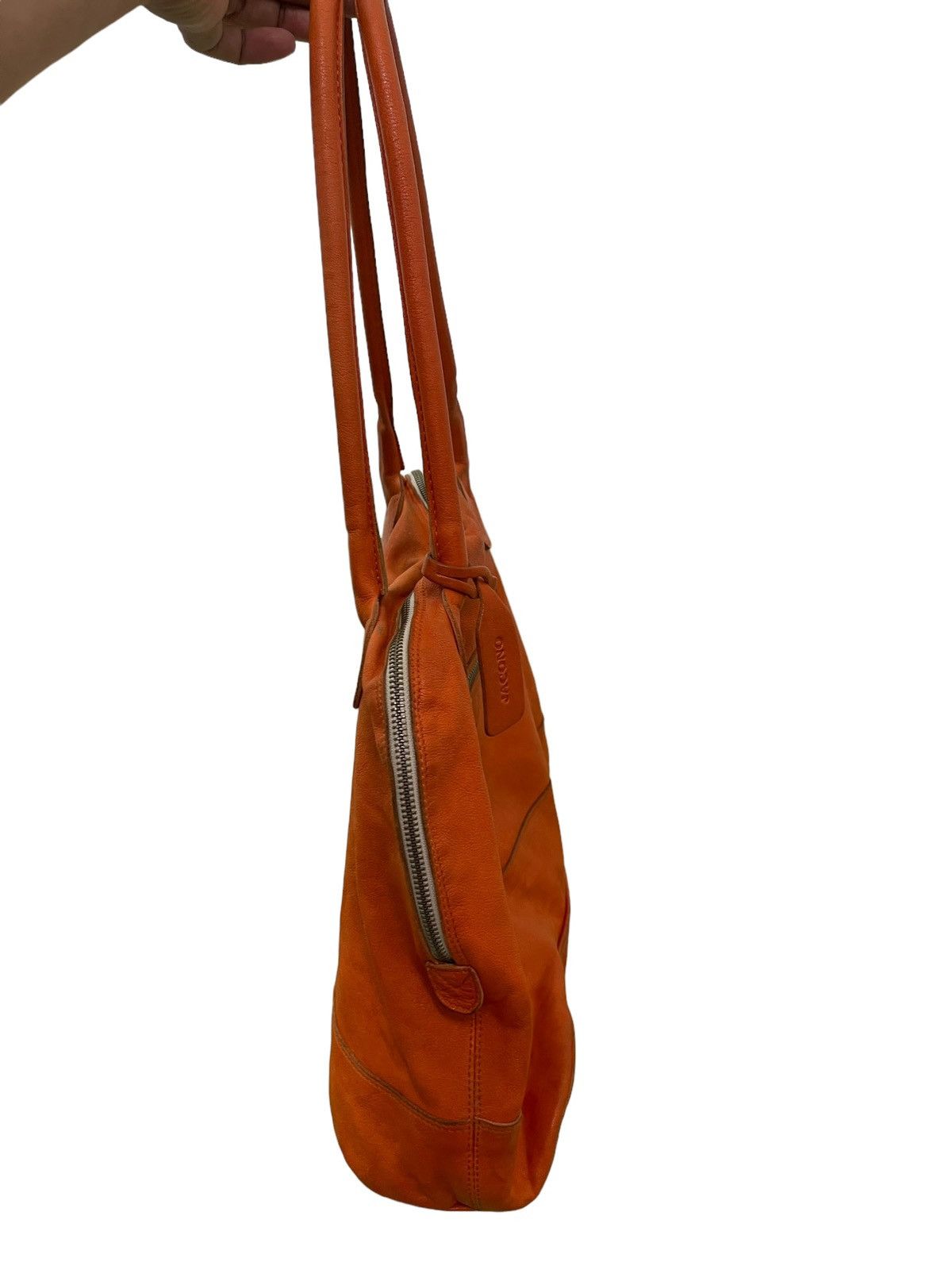 Japanese Brand Full Leather Jacono Italy Shoulder Bag 3🟩 Size ONE SIZE - 4 Thumbnail