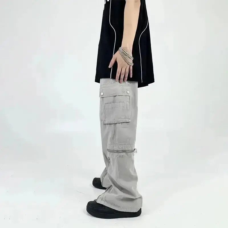 Japanese Brand Multi function pocket flared utility tactical cargo pants Size US 34 / EU 50 - 2 Thumbnail