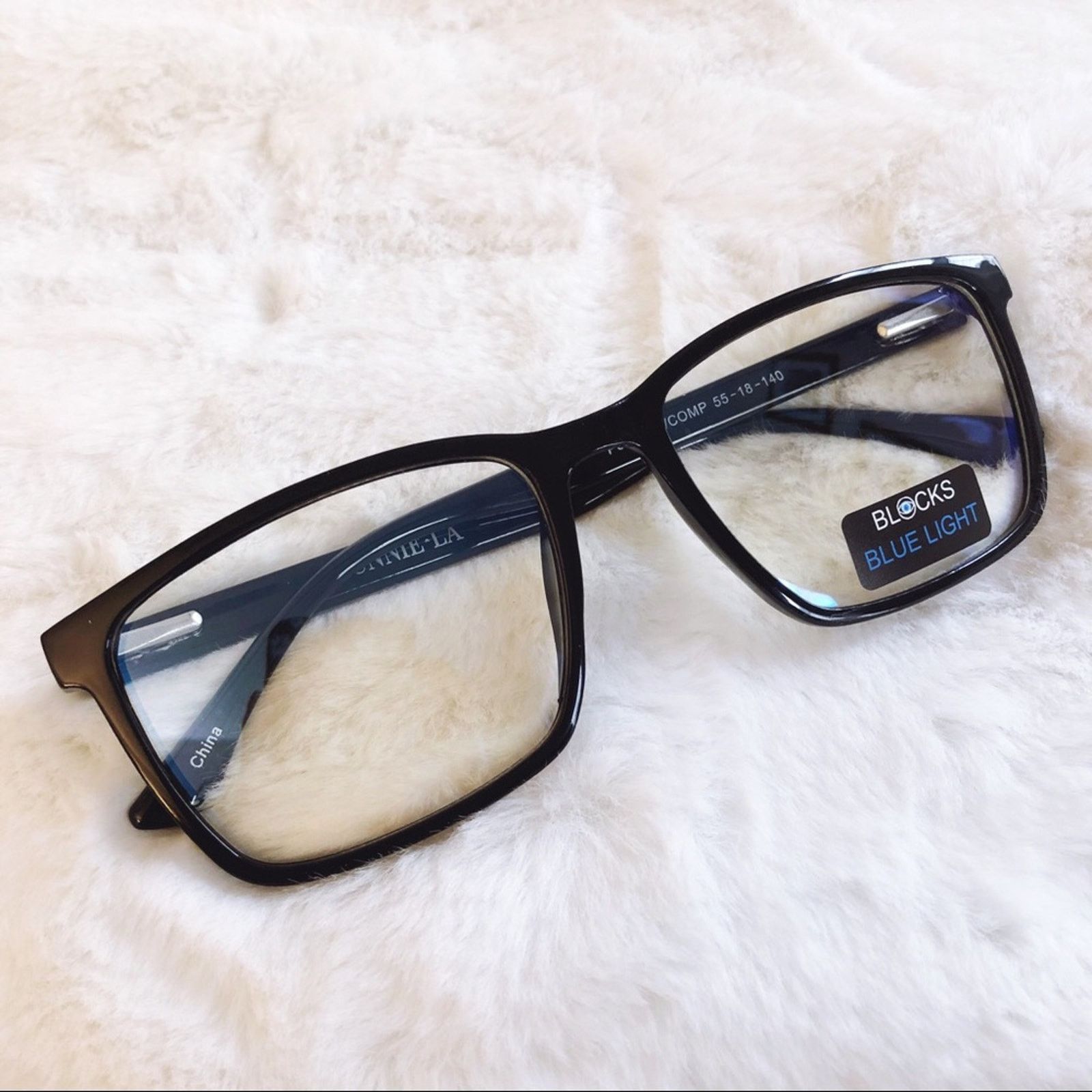 Other Elena Black Computer Blue Light Glasses Size ONE SIZE - 3 Thumbnail