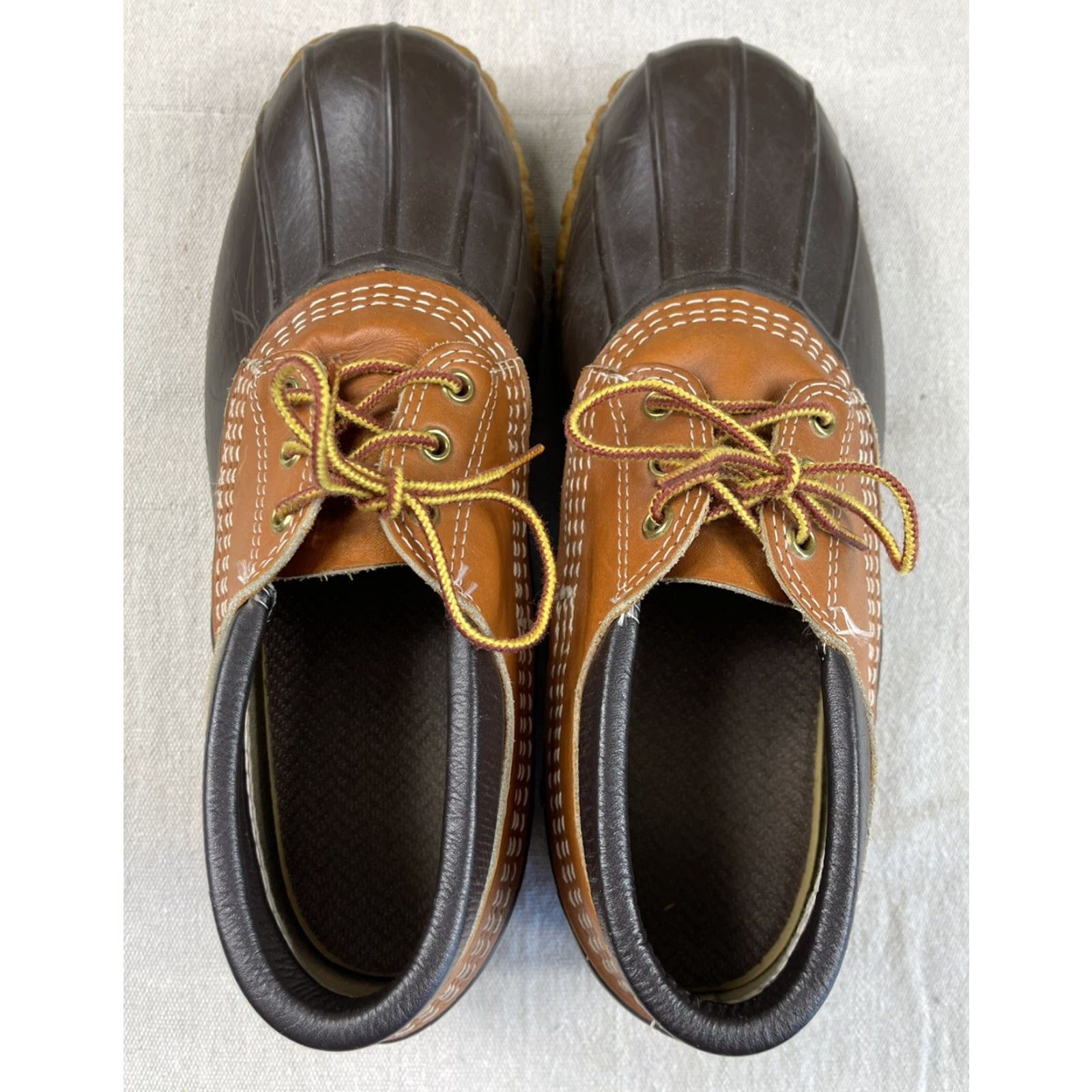 Vintage VINTAGE L.L. Bean Women's Duck Boots Low Top Waterproof Brown Ankle Rain Boot Sz 10 USA 90s Size L / US 10 / IT 46 - 5 Thumbnail