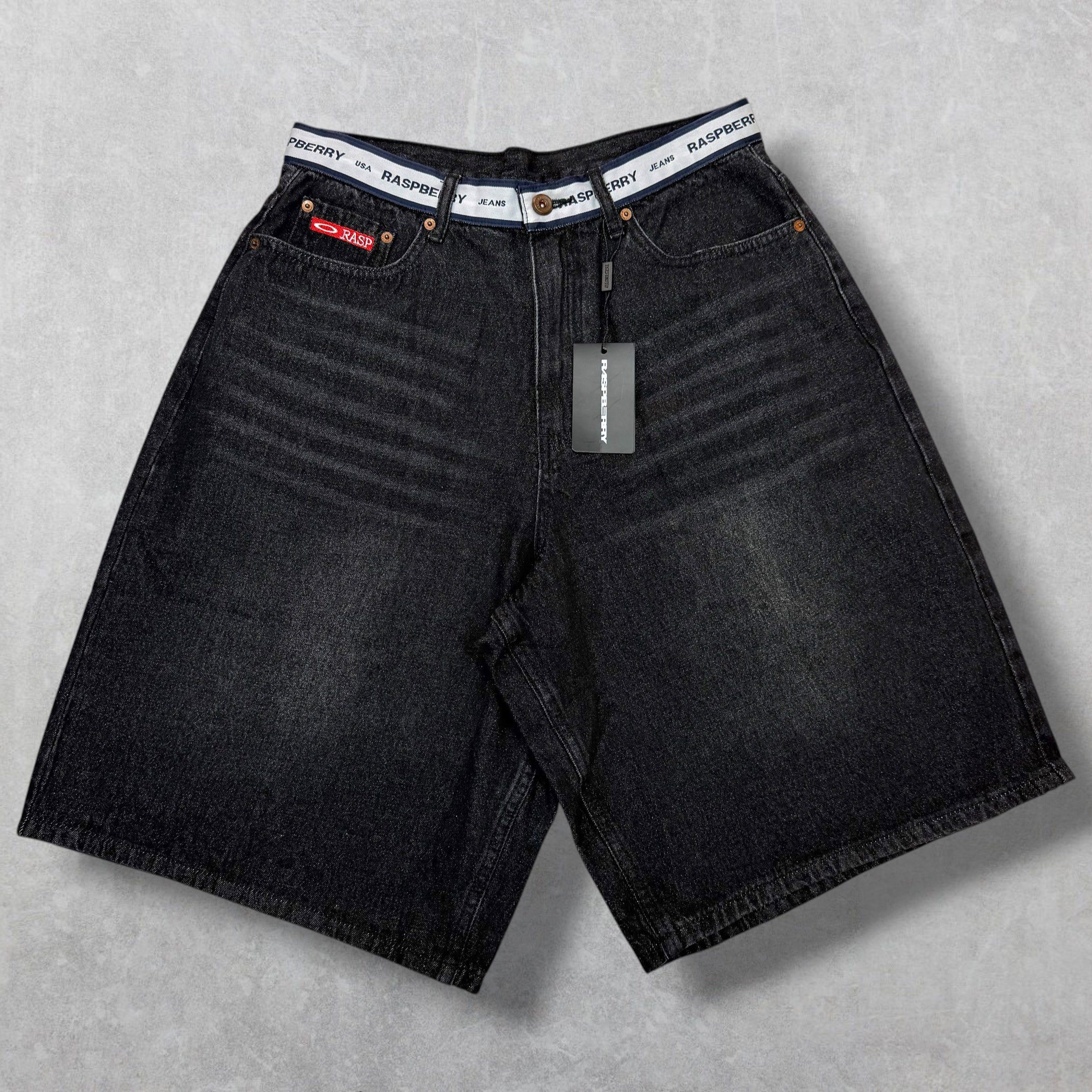 The GV Gallery GV Gallery Raspberry Belt Jorts Black L Size US 36 / EU 52 - 1 Thumbnail