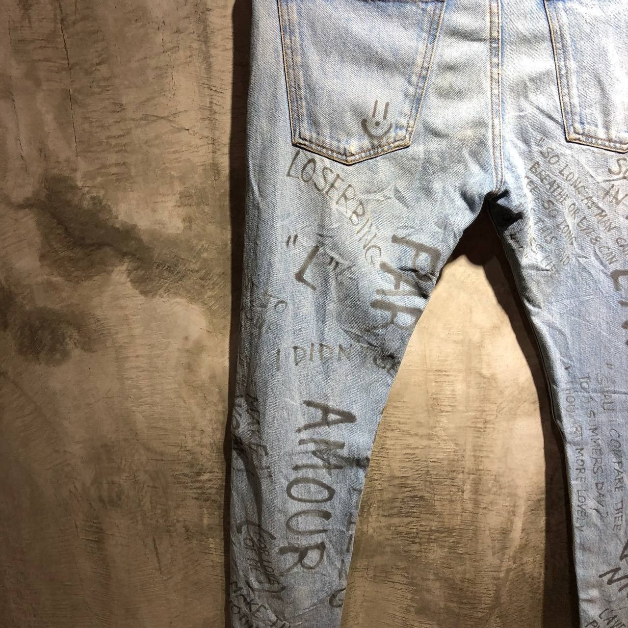 Gucci Gucci FW17 Punk Scribble denim pants Size US 28 / EU 44 - 10 Thumbnail