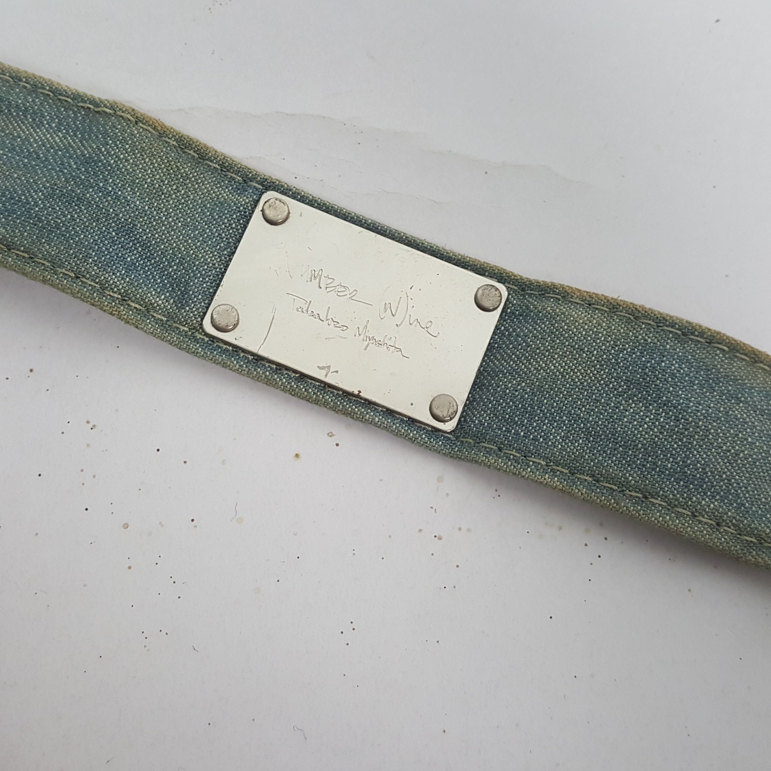 Japanese Brand Vintage NUMBER (N)INE Japanese Designer Brand Belt Size 42 - 5 Thumbnail