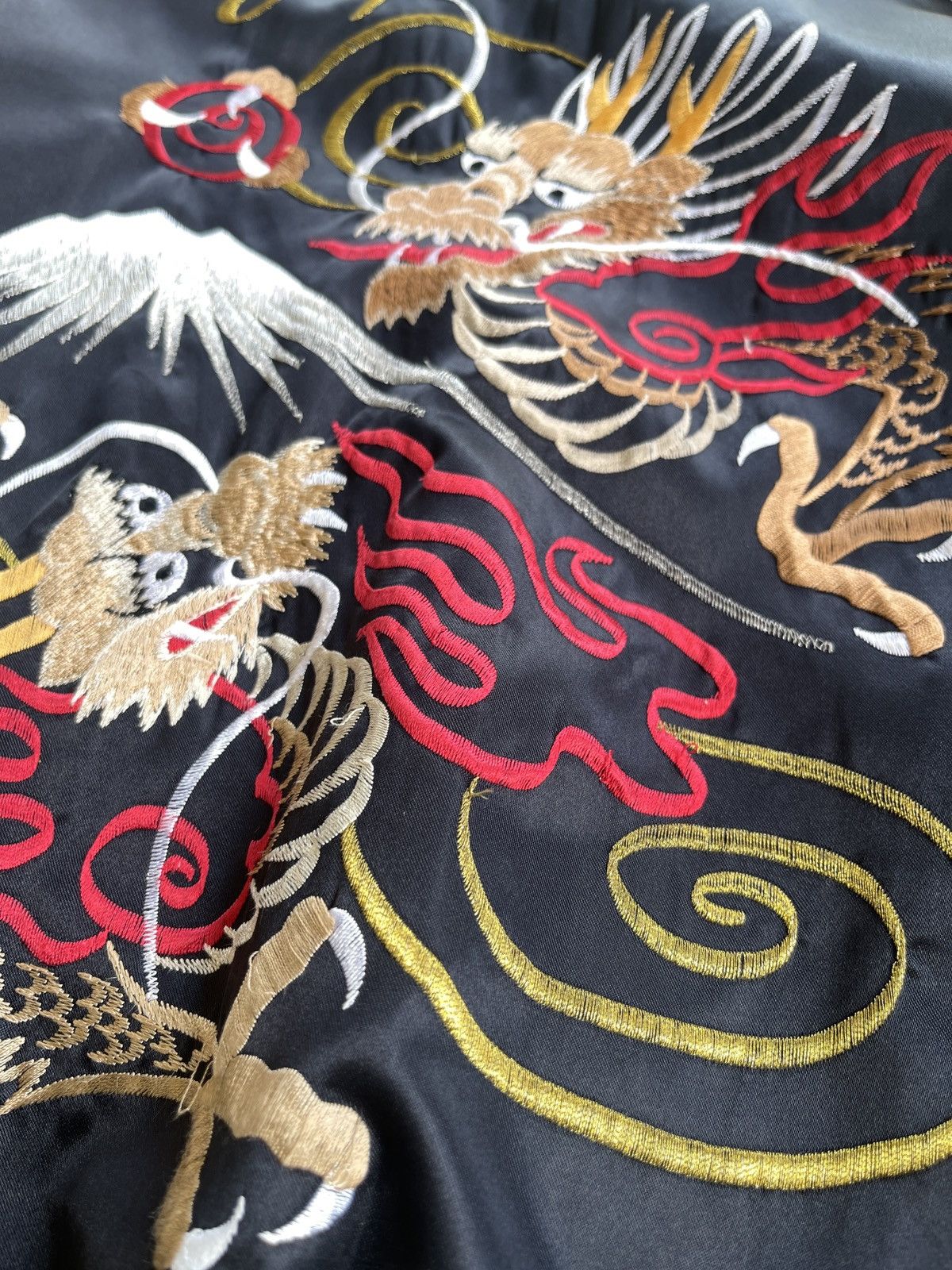 Japanese Brand Vintage Sukajan Souvenir Satin Jacket Made in Japan Size US L / EU 52-54 / 3 - 10 Thumbnail