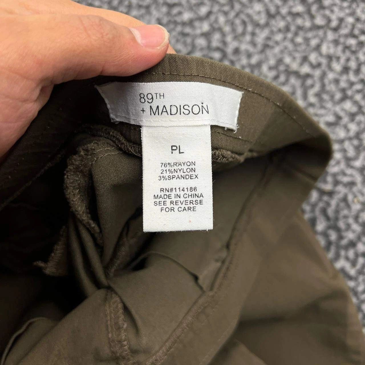 Other 89th + Madison Trouser Pants Women PL Pull On Outdoor 33x27 Size 33" - 7 Thumbnail