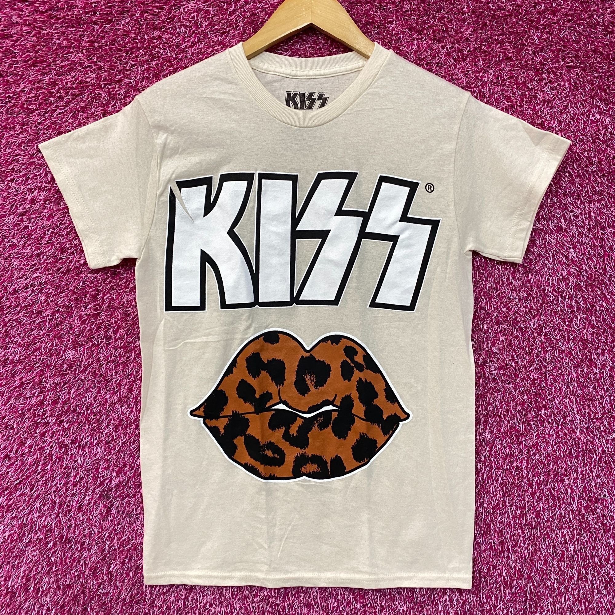 KISS Kiss Cheetah Lips Heavy Metal Band T-Shirt Small Size US S / EU 44-46 / 1 - 1 Thumbnail