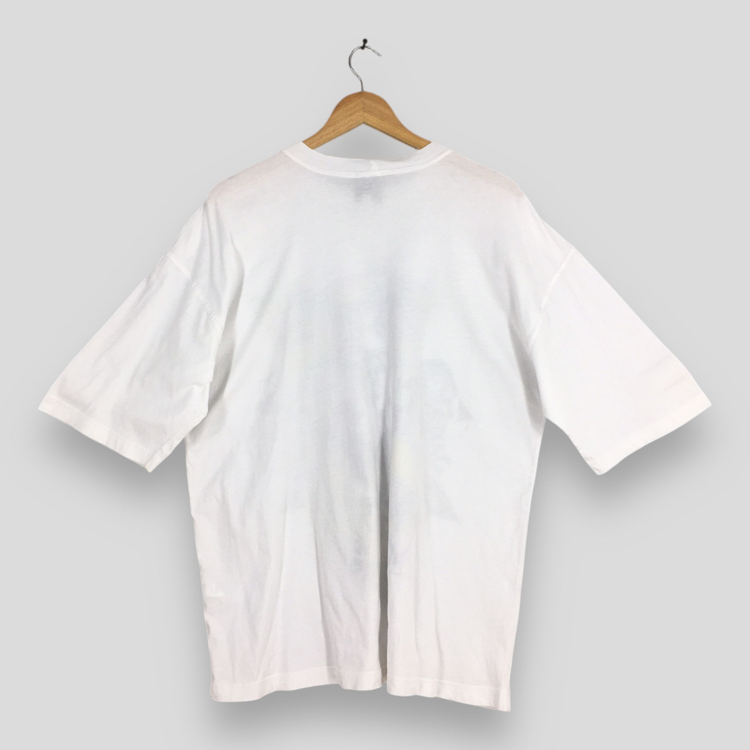 Versace Vintage 90s Versace Jeans Couture Werner White Tshirt Large Size US L / EU 52-54 / 3 - 6 Thumbnail