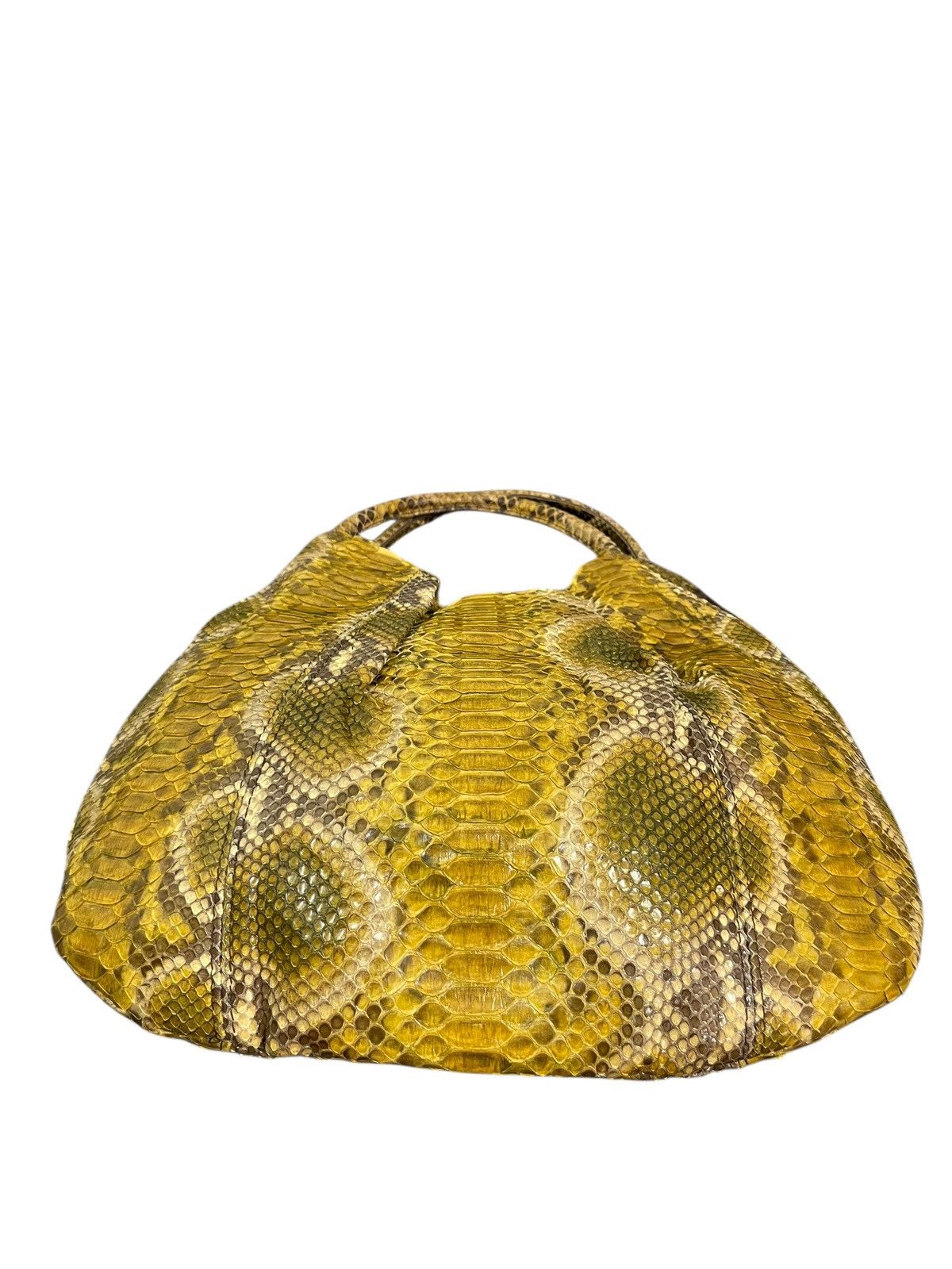 Genuine Leather Full Leather Python Elena Girardi Handmade Hobo Bag 2🟩2 Size ONE SIZE - 10 Thumbnail