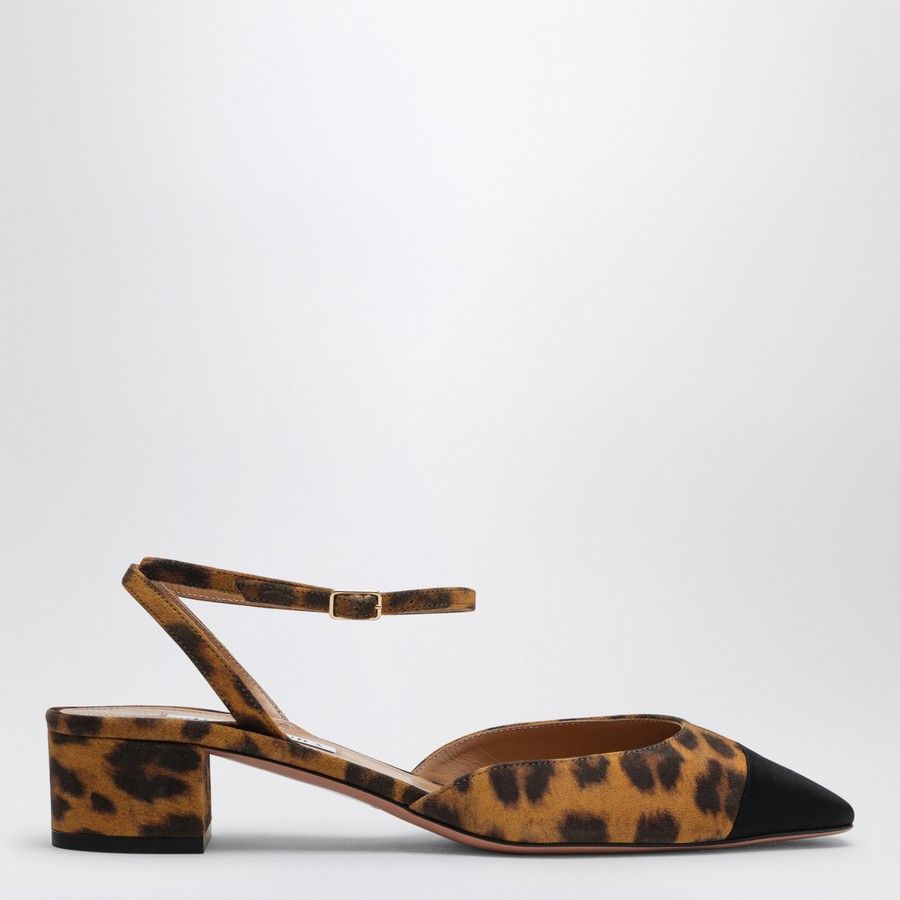 o1d2blof0824 Leather Pump in Leopard