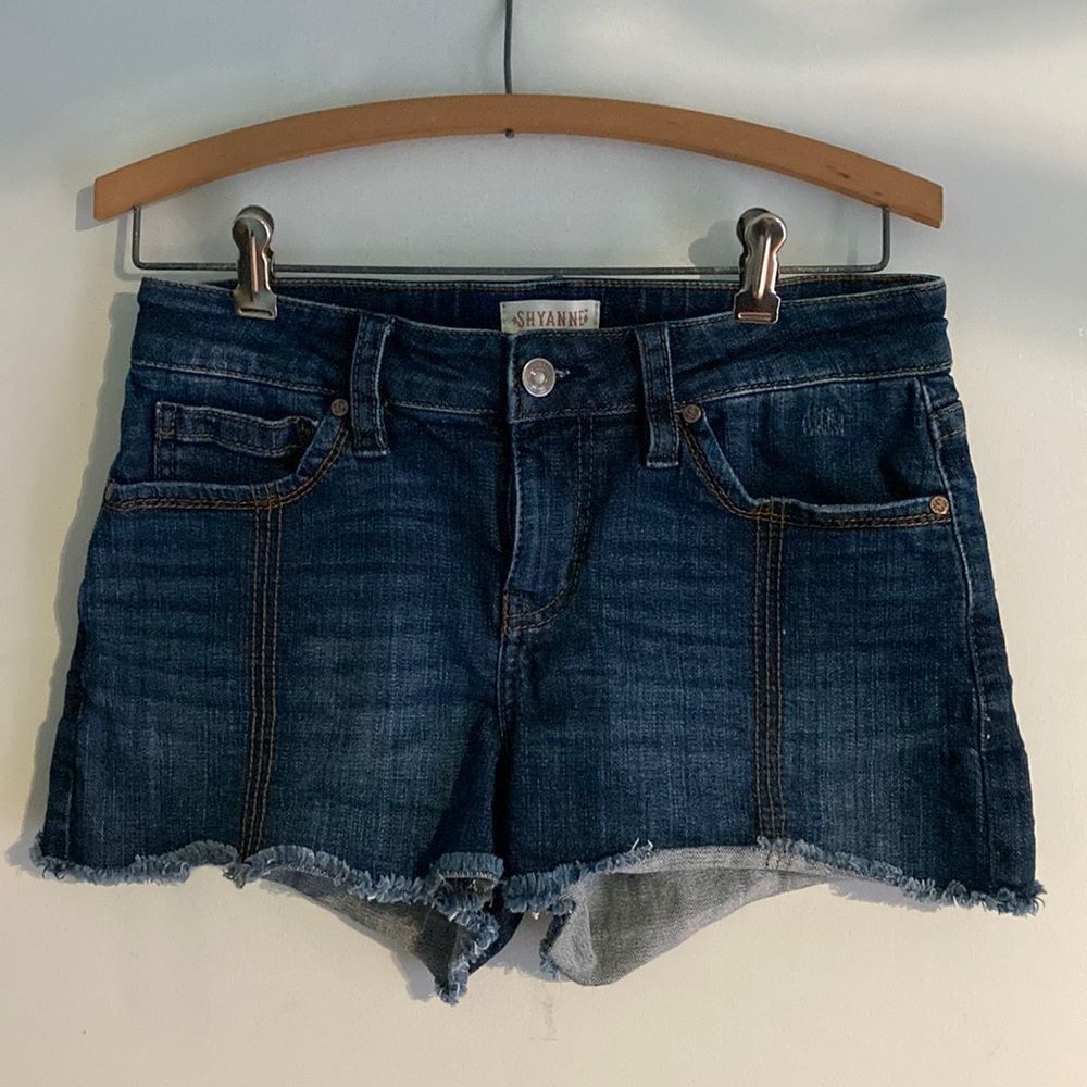 Western Rise Shyanne Denim Cutoff Shorts Size 29 Size 29" - 4 Thumbnail