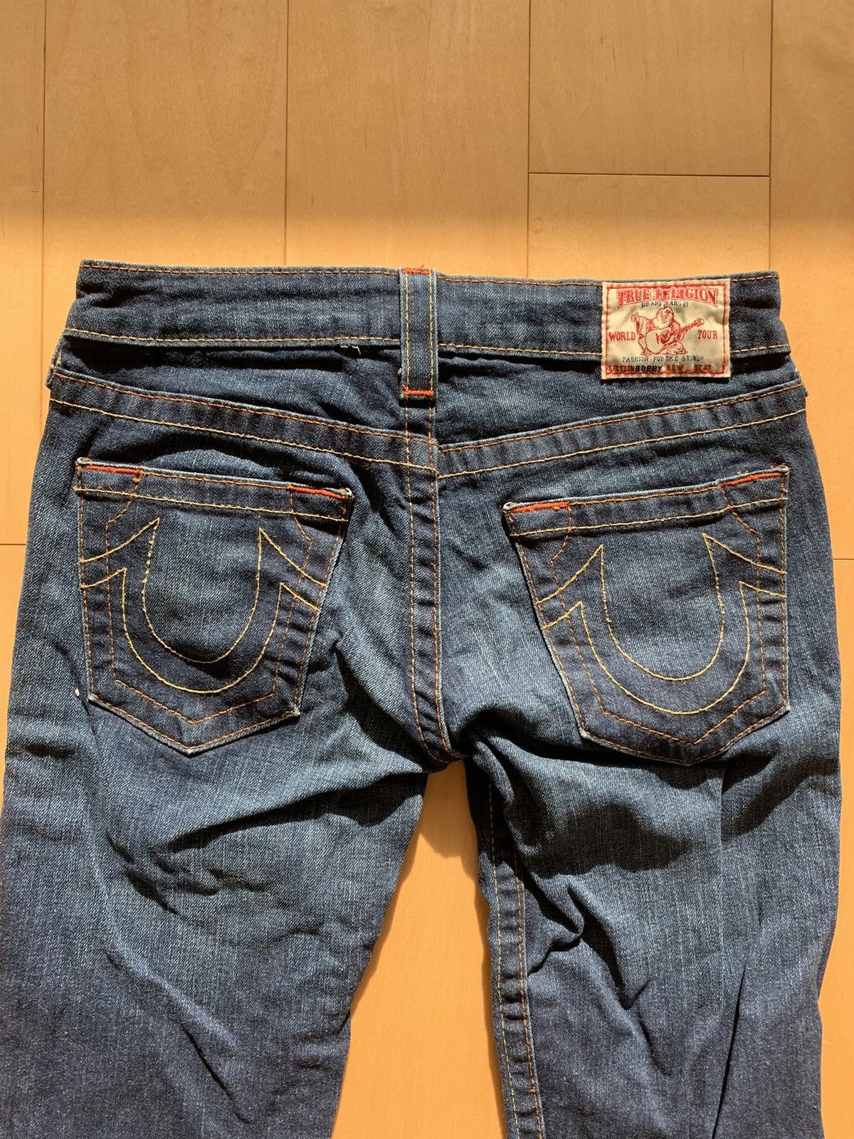 True Religion × Vintage Authentic Vintage True Religion Flared Bootcut Denim Jeans Size 27" / US 4 / IT 40 - 4 Thumbnail