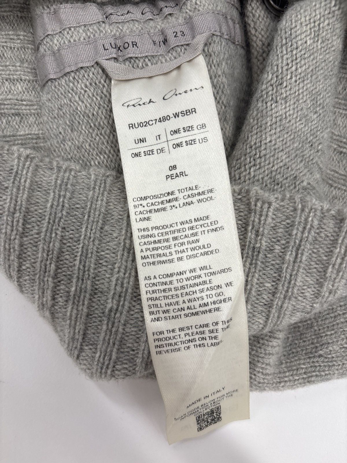 Rick Owens rick owens gimp mask balaclava Size ONE SIZE - 6 Thumbnail