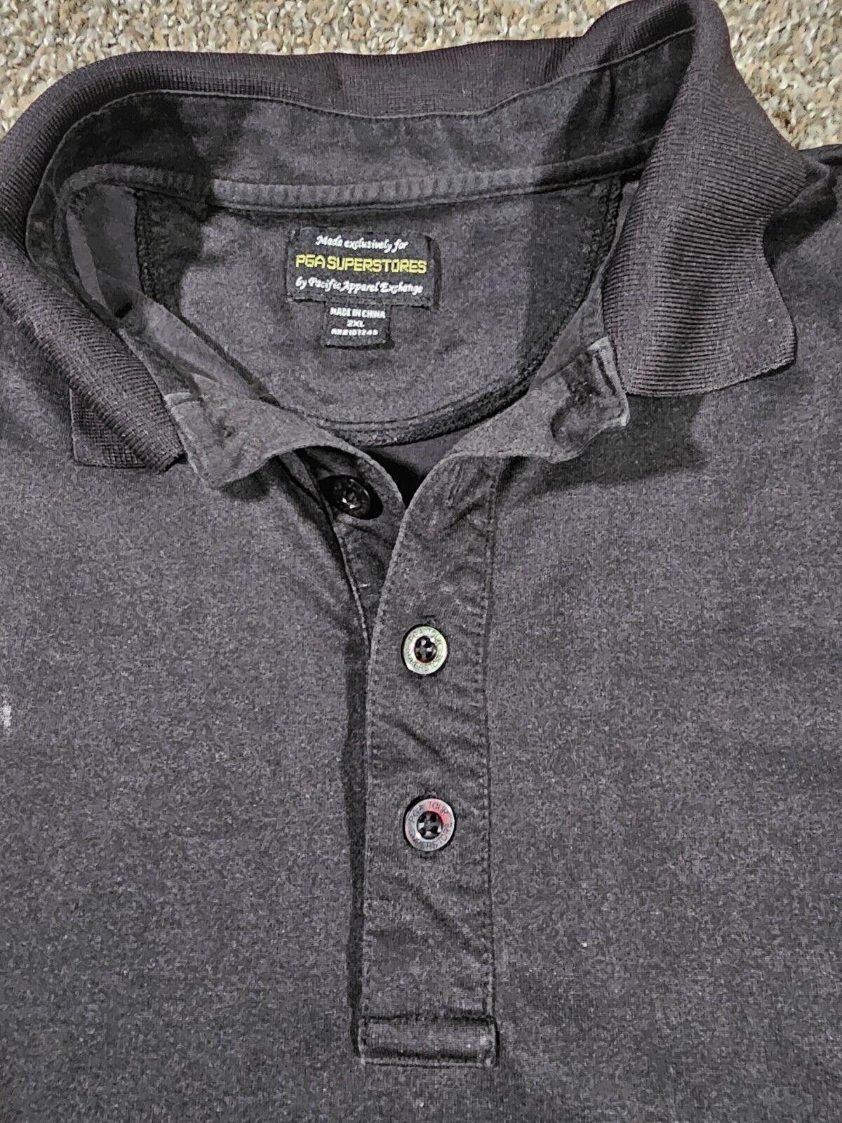 PGA Tour pga tour superstore golf polo black 2XL Iron Burns Size US XXL / EU 58 / 5 - 4 Thumbnail
