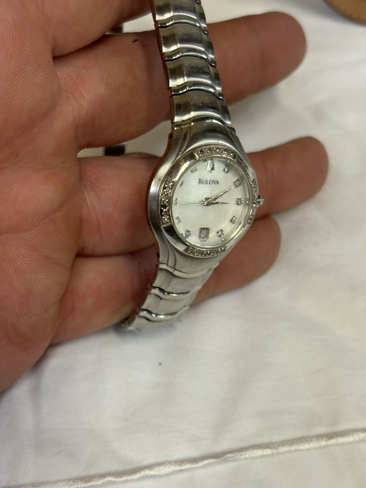 Bulova Bulova Maestro Diamond C899133 Silver Tone Women’s Watch Size ONE SIZE - 4 Thumbnail