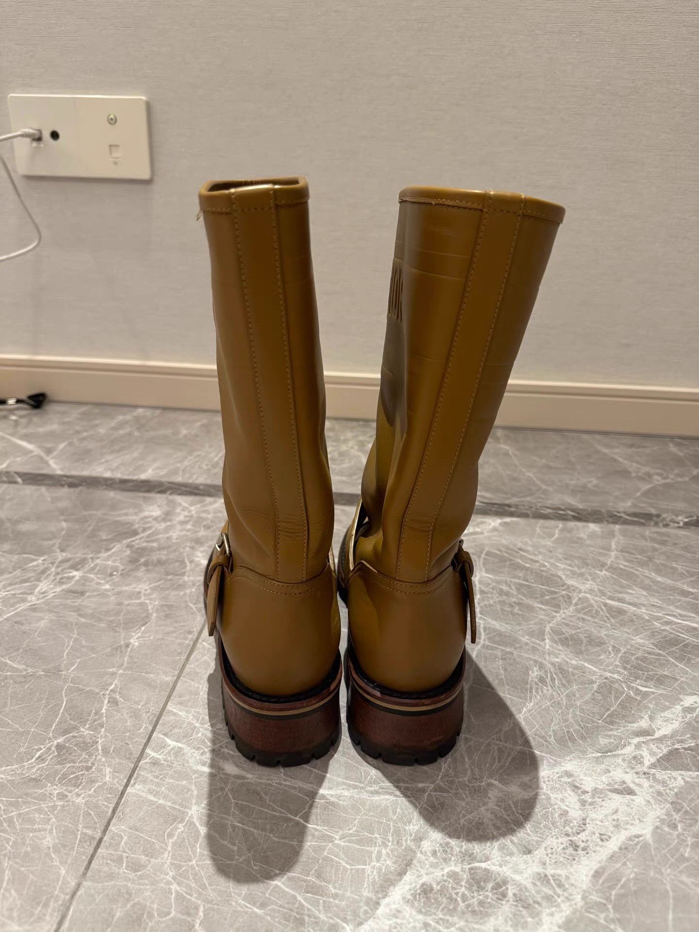 Dior Dior Soft Calfskin Mid-Calf Boots K6 Size US 7.5 / IT 37.5 - 4 Thumbnail