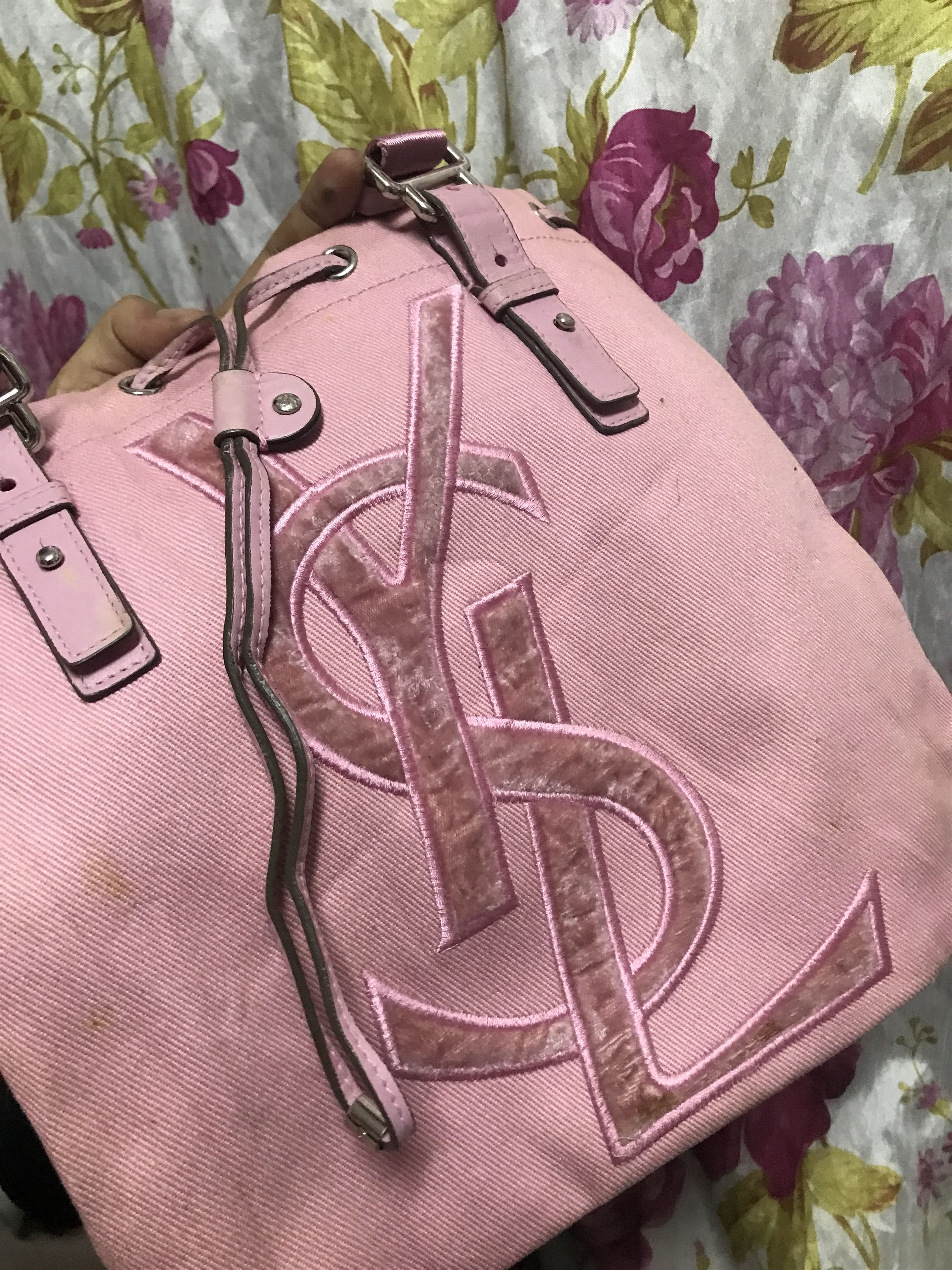 Yves Saint Laurent Authentic Yves Saint Lauren Pink Tote bag Size ONE SIZE - 3 Thumbnail