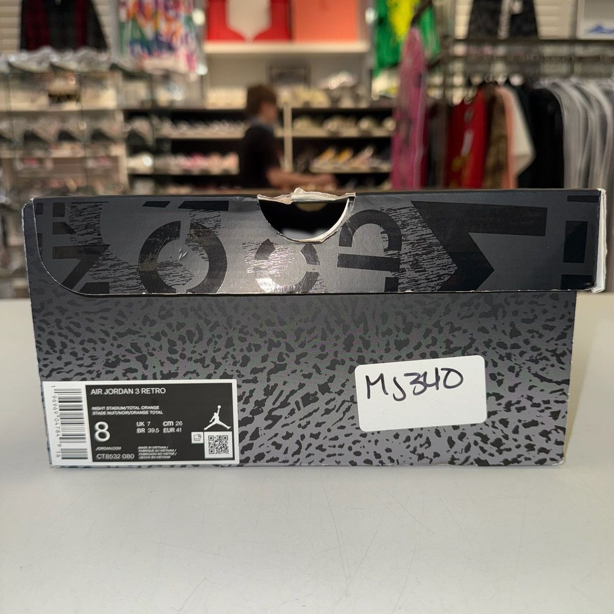 Jordan Brand Size 8 - Jordan 3 Retro 2023 Mid Fear - CT8532-080 Size US 8 / EU 41 - 7 Thumbnail