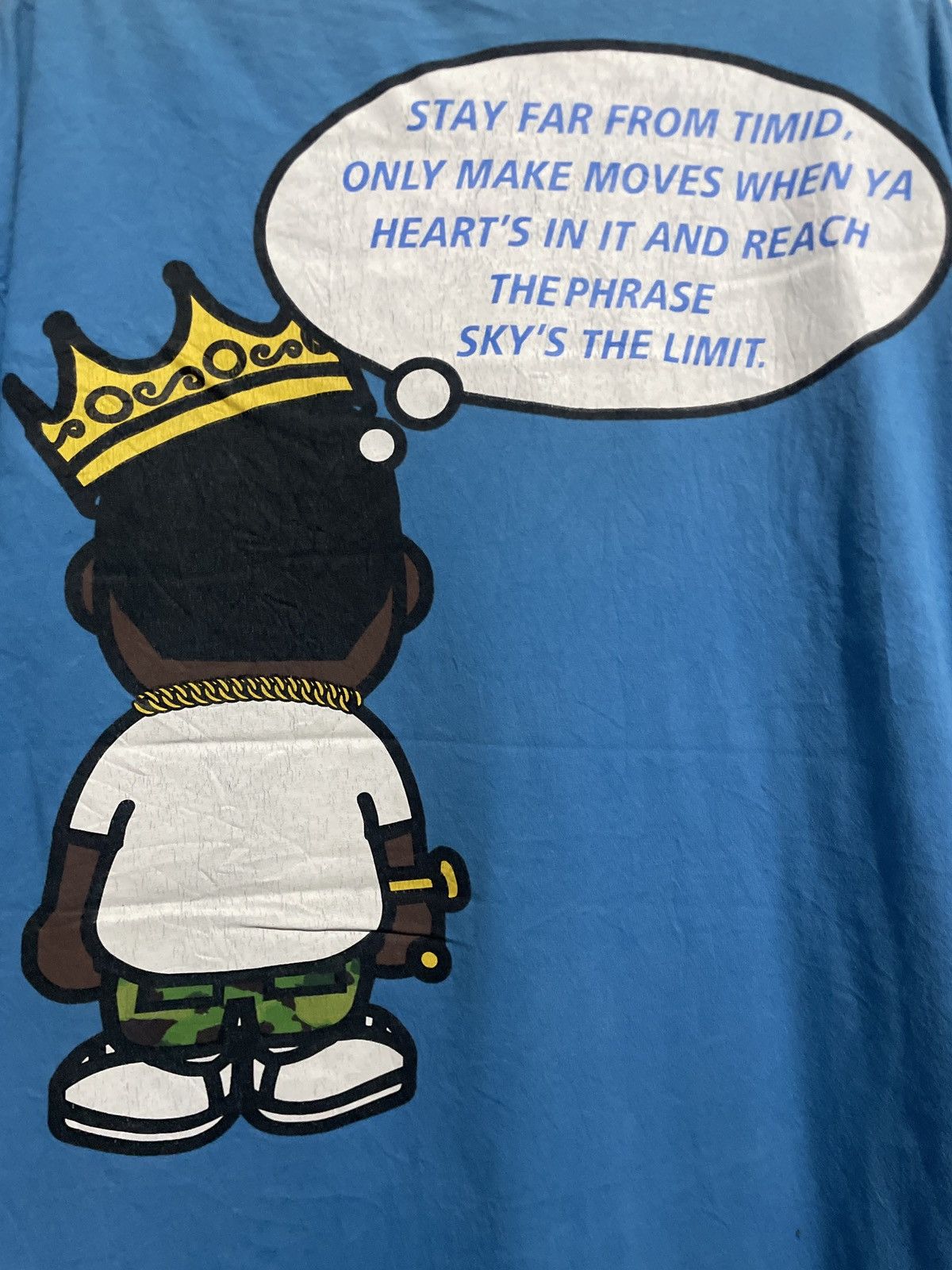 Band Tees × Japanese Brand × Rap Tees Vintage Creating Limitless Heights CLH Biggie Quote Tee Size US XXL / EU 58 / 5 - 4 Thumbnail