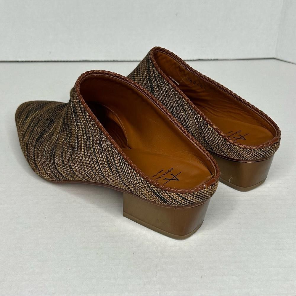 Aquatalia Aquatalia Fife Fabric & Metallic Mule Slides, 9 Size US 9 / IT 39 - 3 Thumbnail