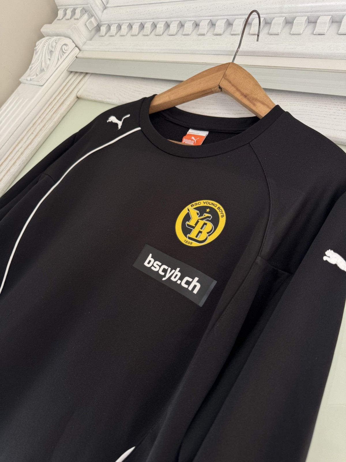 Puma Young Boys 2008-2009 Soccer Sweatshirt Football Jersey Shirt Size US M / EU 48-50 / 2 - 5 Thumbnail